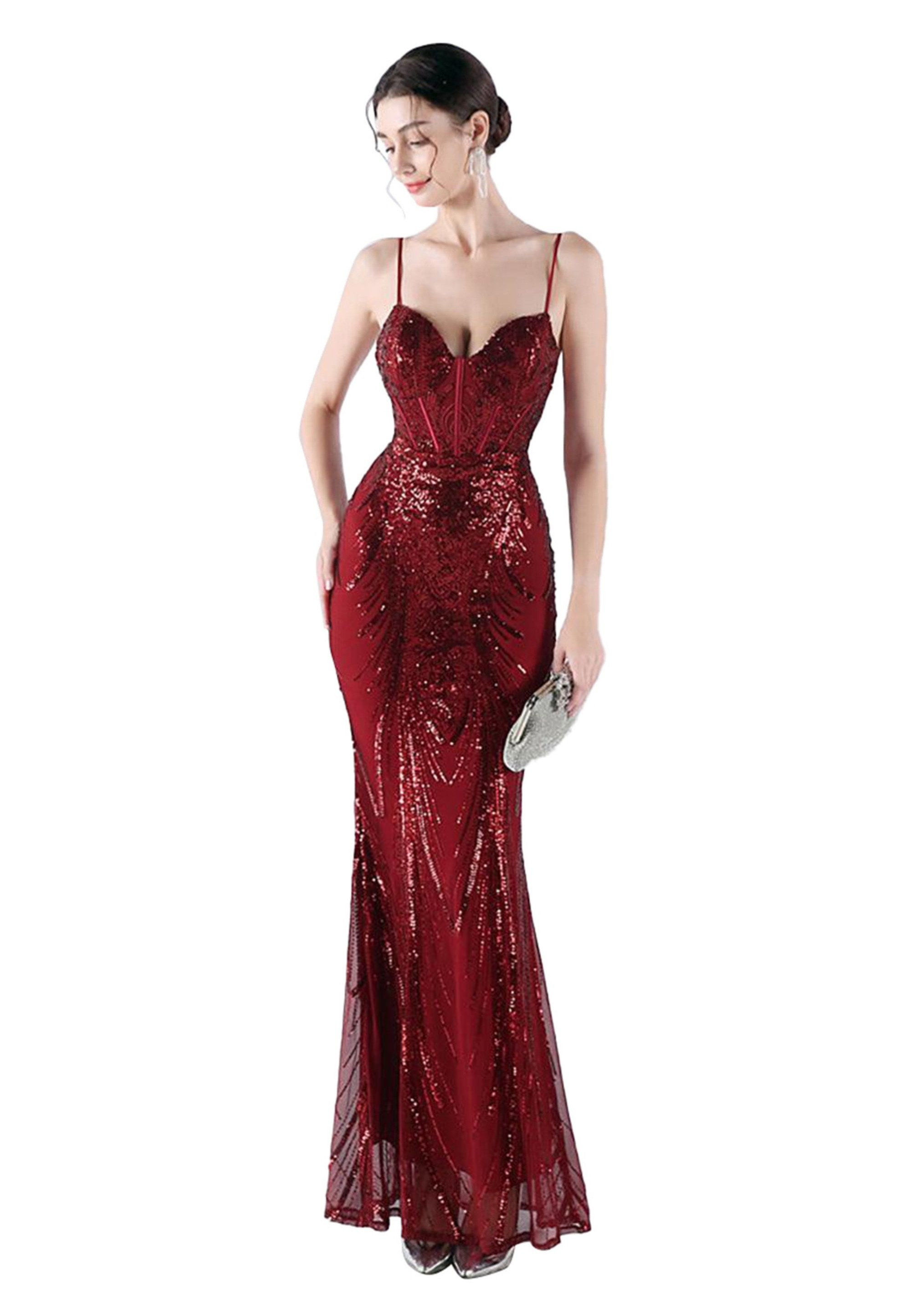 Moda Minx Jerseykleid »Gabrielle Long Dress«, mit wunderbarem Rückenausschnitt