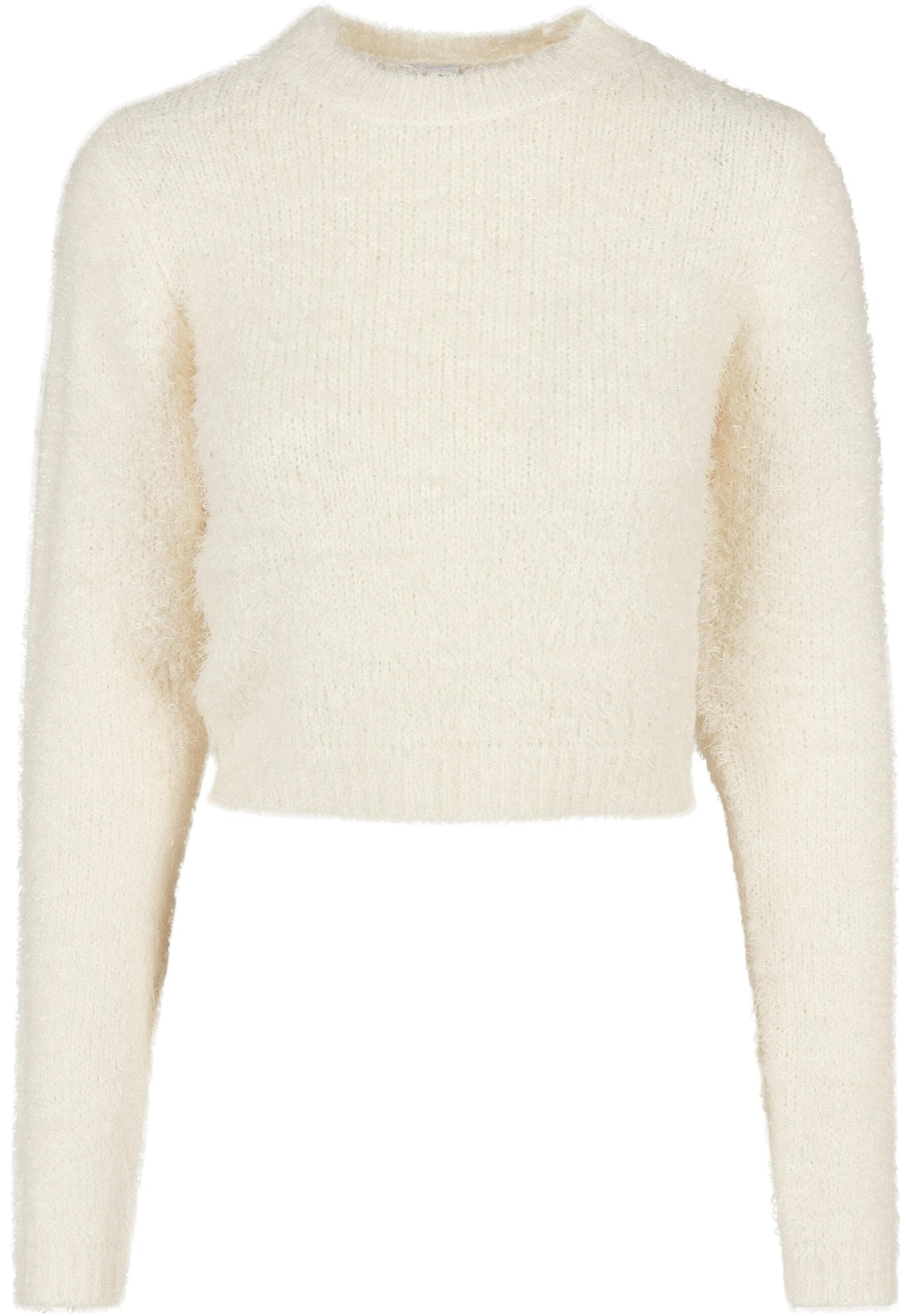 Sweatshirt »Urban Classics Damen Ladies Cropped Feather Sweater«