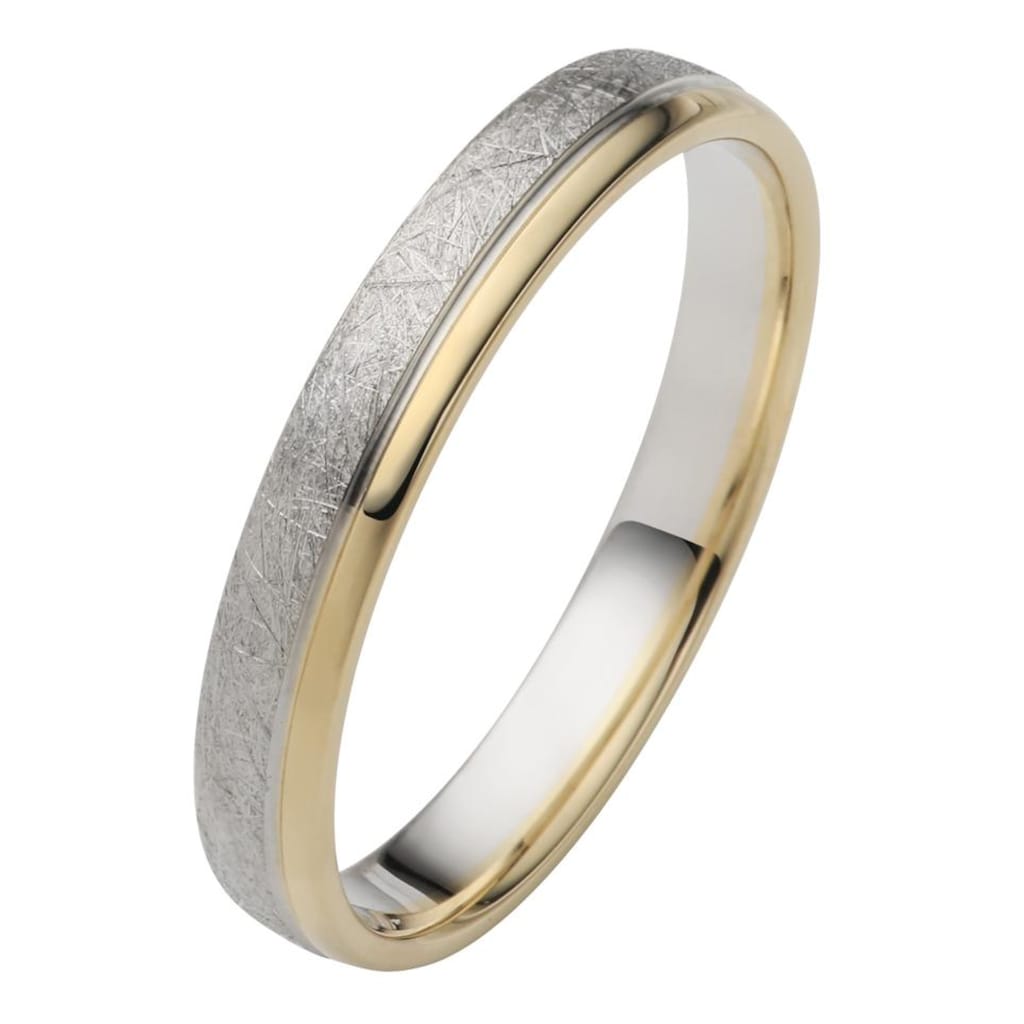 Firetti Trauring »Schmuck Geschenk Gold 750 Hochzeit Ehering "LIEBE"«, Made in Germany