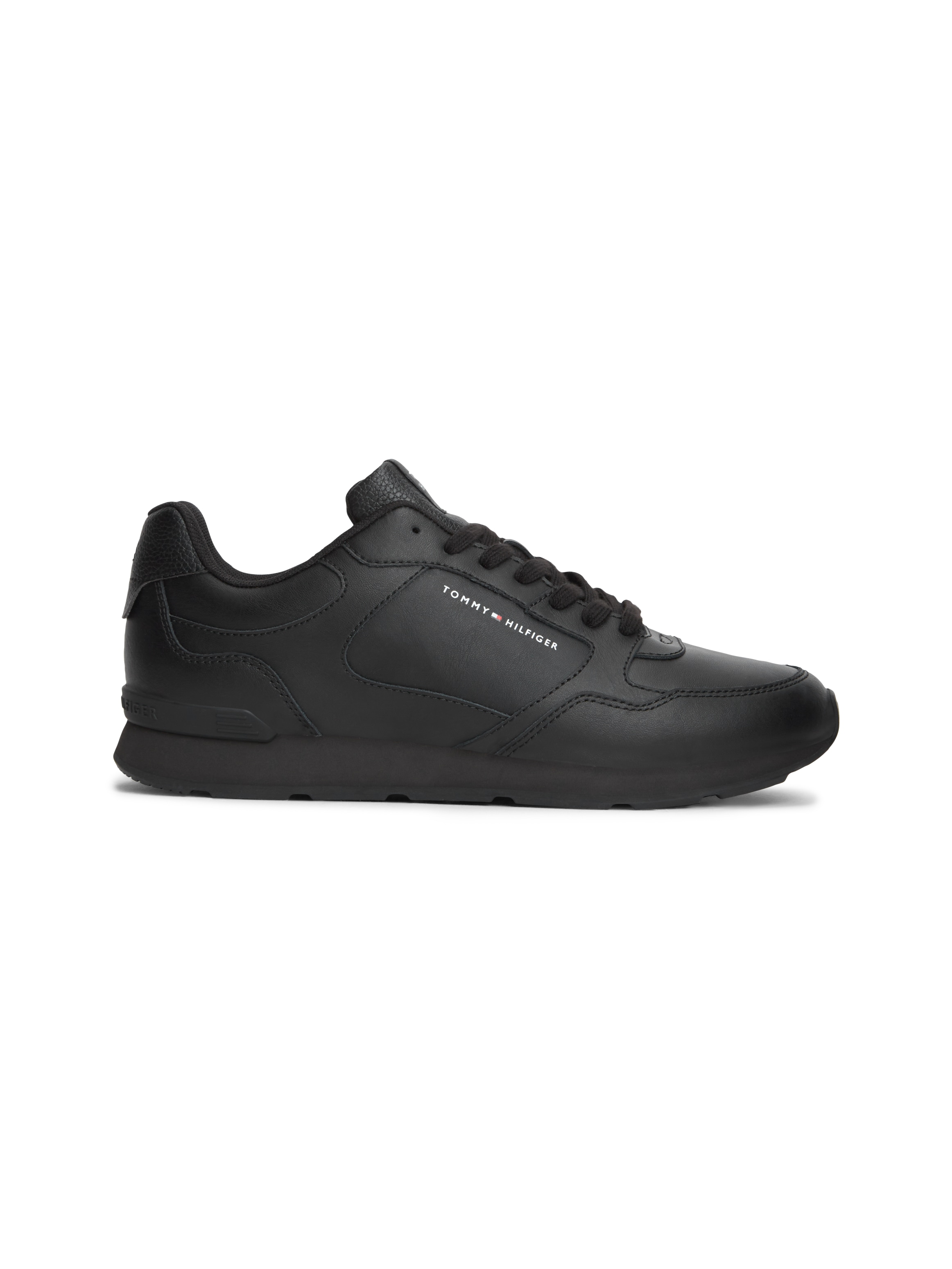 Tommy Hilfiger Sneaker »LIGHT EVA RUNNER LEATHER«  Schnürer, Halbschuh, Freizeitschuh mit Logoschriftzug