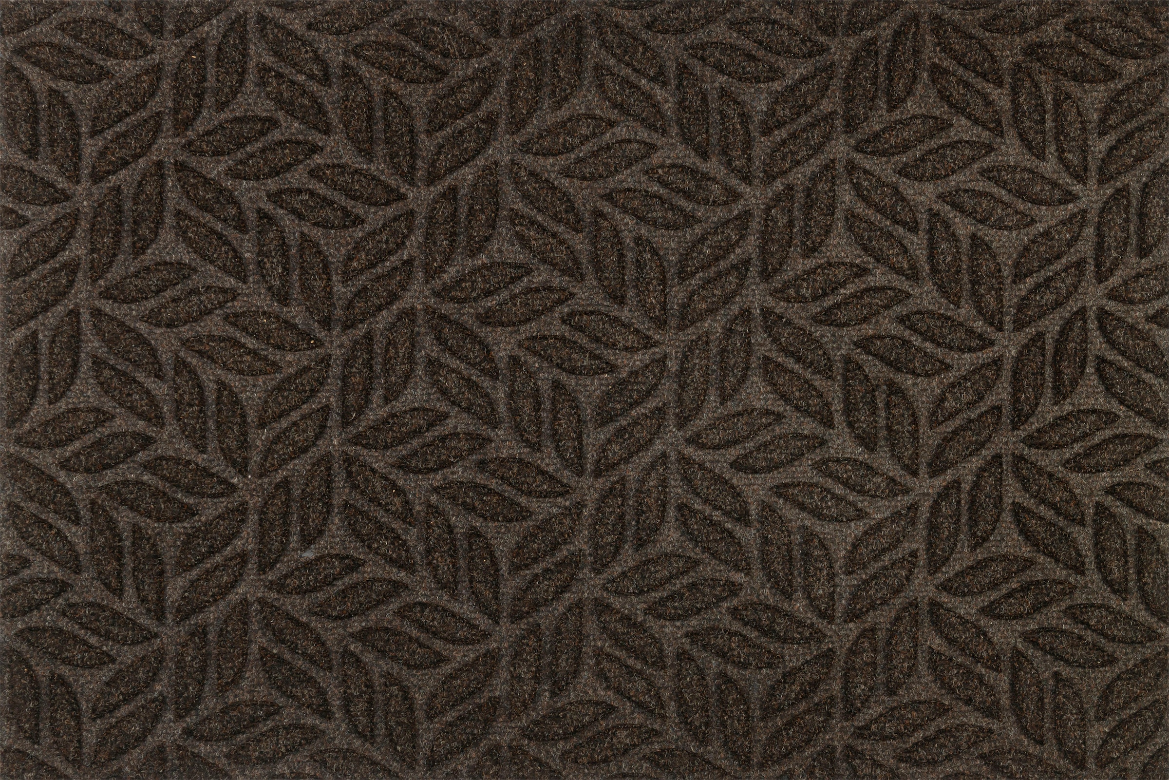 wash+dry by Kleen-Tex Teppich »DUNE Leaves Dark Brown«, rechteckig, 8 mm Höhe