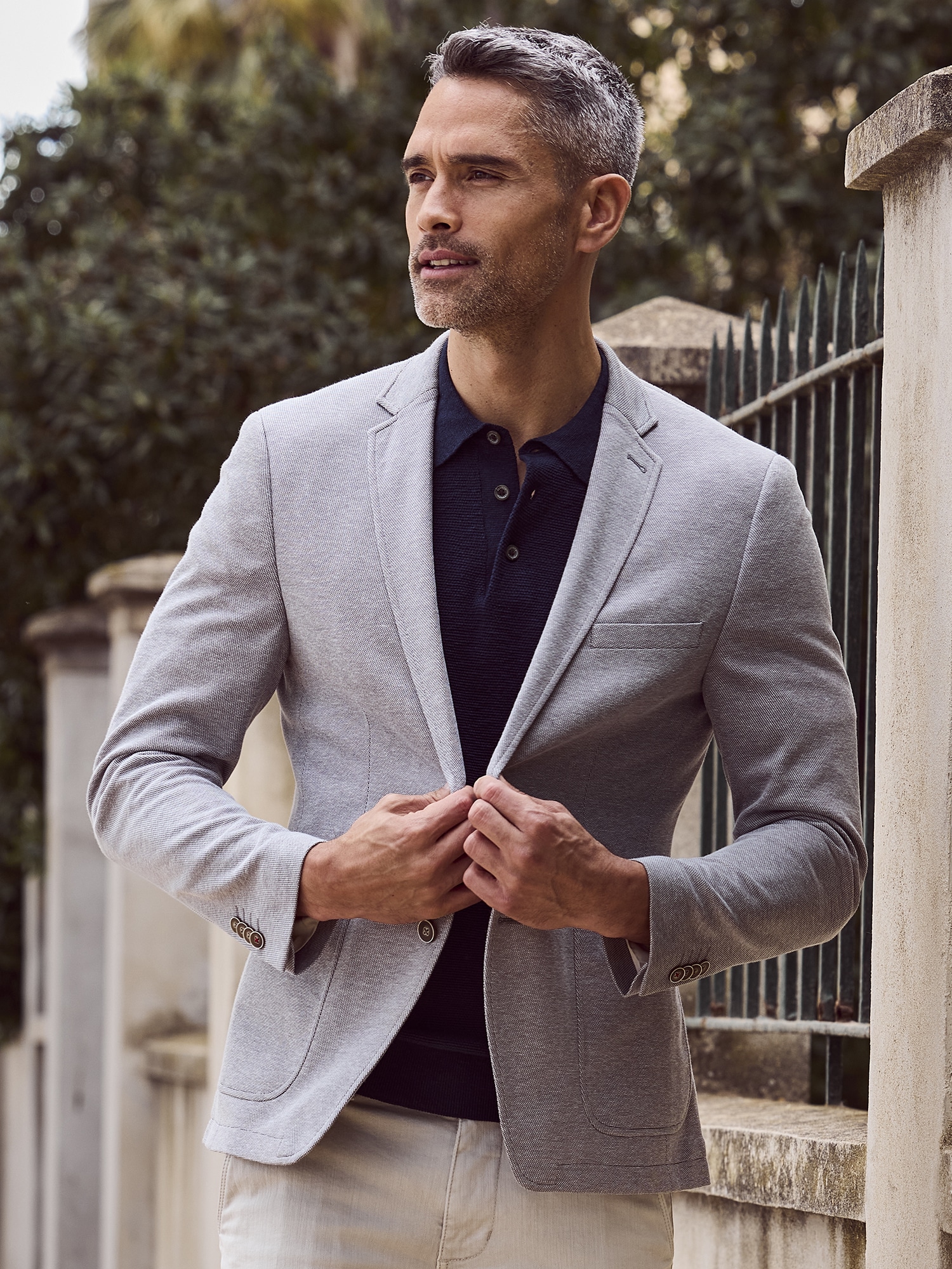 LERROS Jerseysakko "LERROS Jersey Blazer" günstig online kaufen