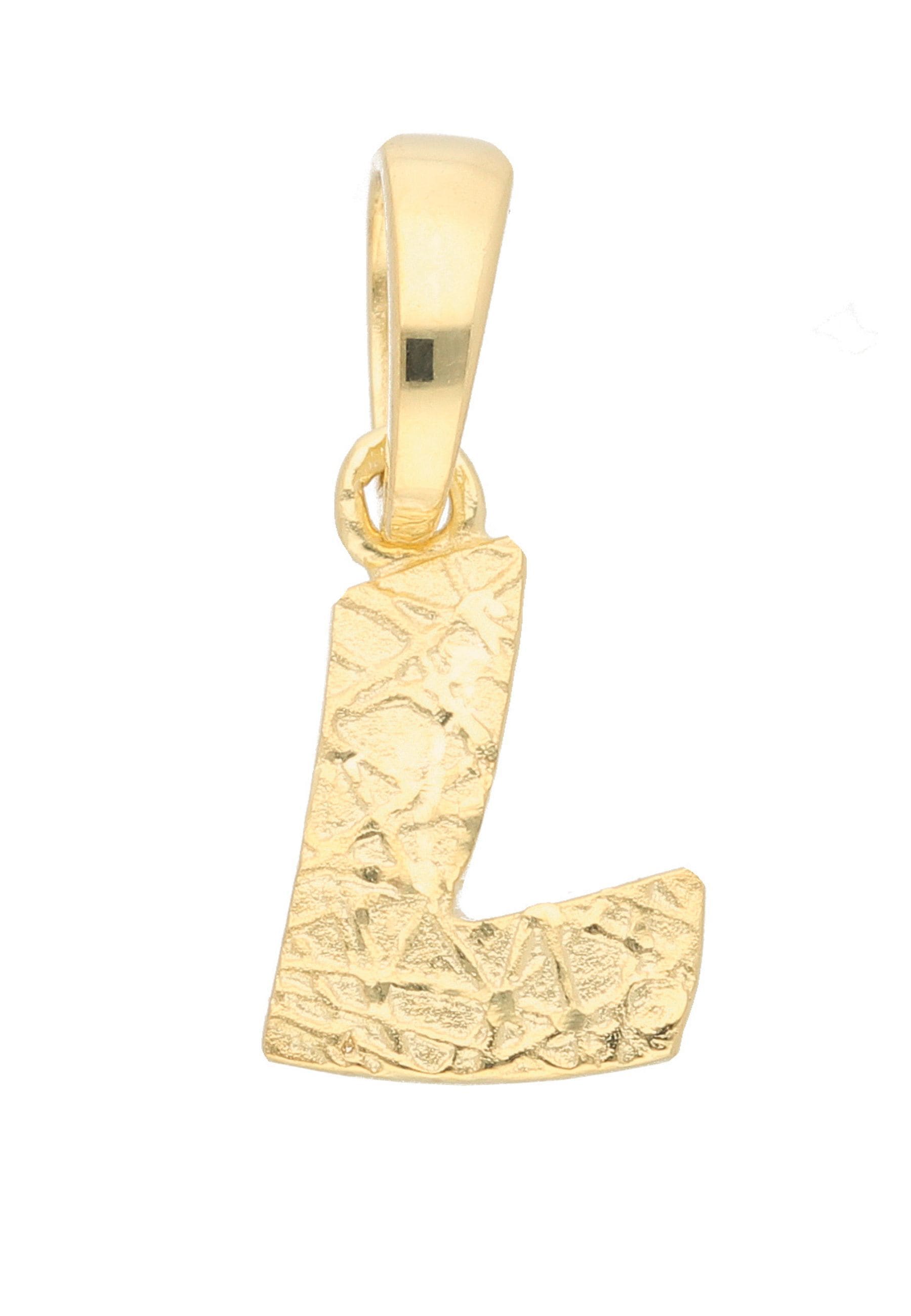 Adelia´s Buchstabenanhänger »Damen & Herren 333 Gold Buchstabenanhänger L«, für Damen & Herren