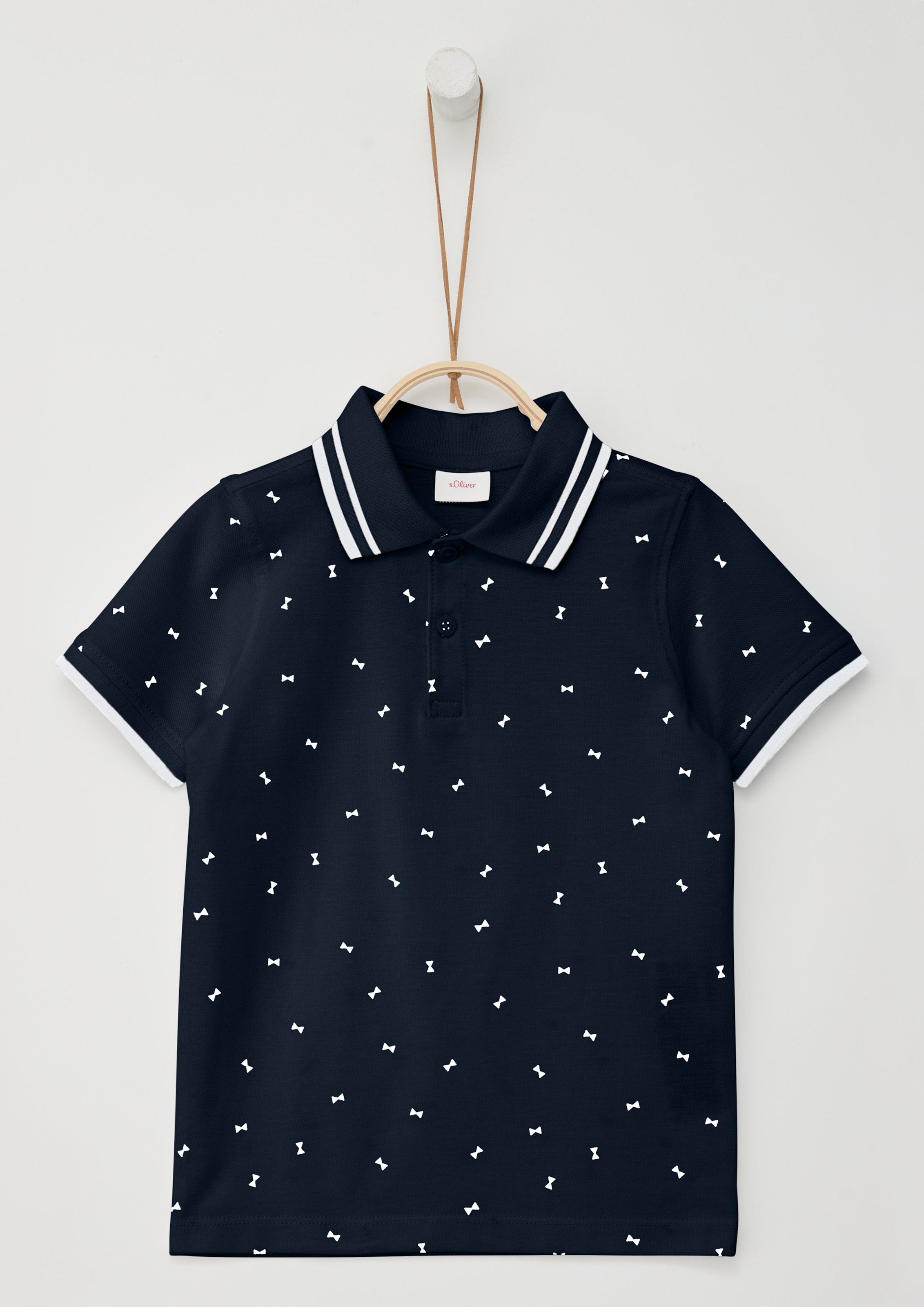 s.Oliver Junior Poloshirt, mit Alloverprint, for BOYS