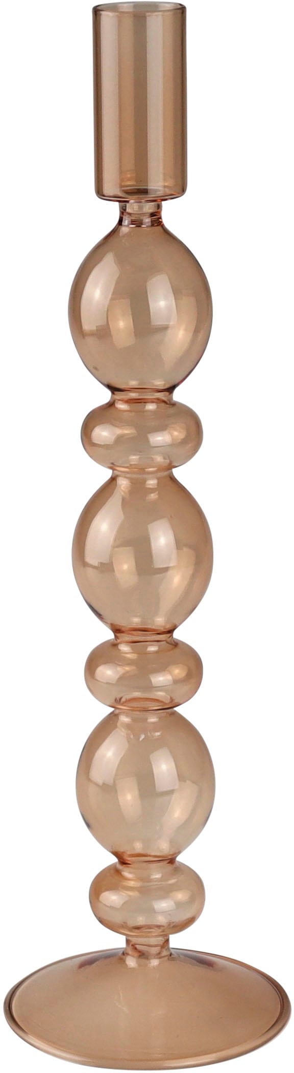 2 Leonique 26 aus »Loirina«, BAUR Stabkerzenhalter Kerzenleuchter | cm (Set, Höhe St.), ca. bestellen Glas,