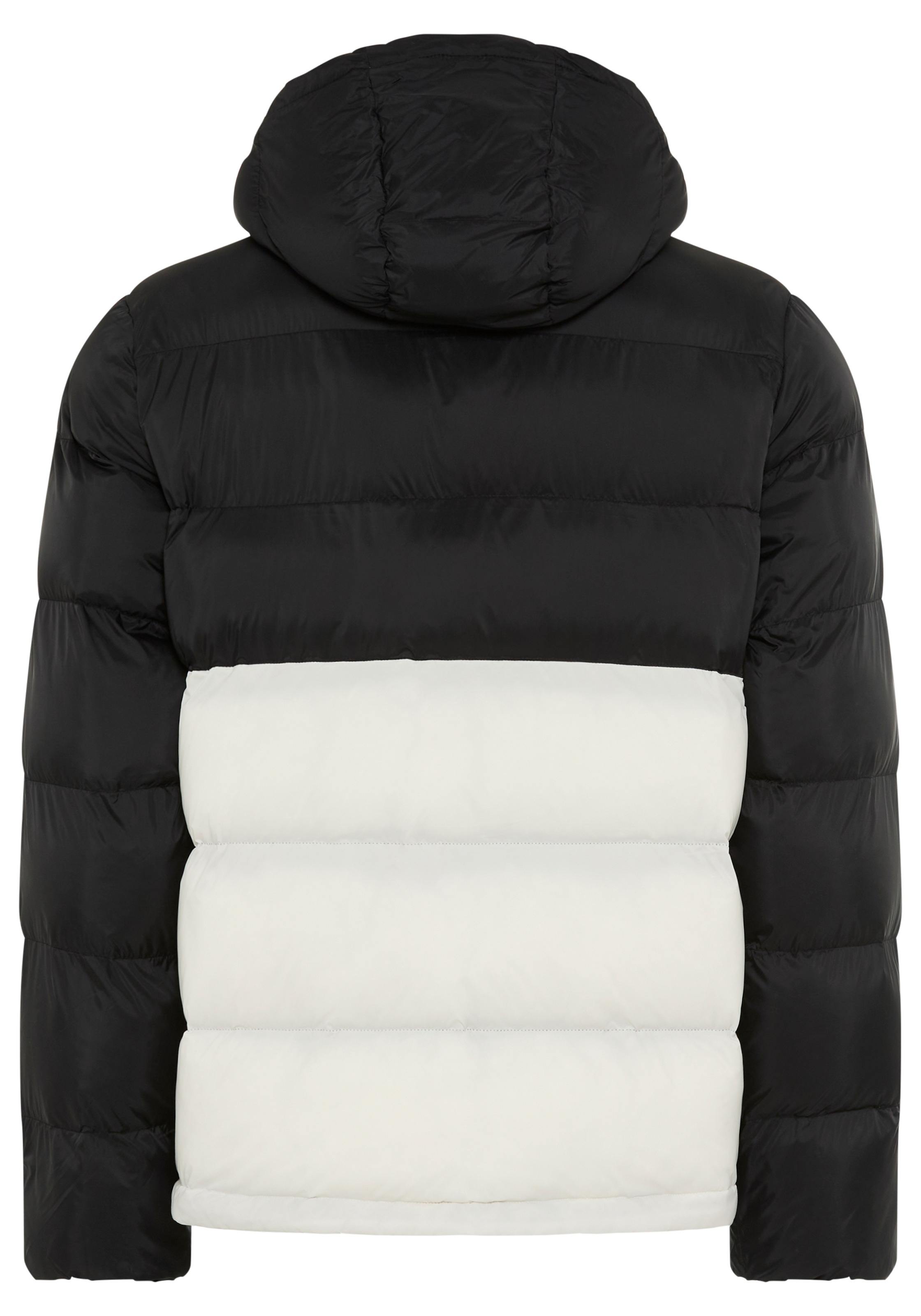 Calvin Klein Jeans Steppjacke »LS NYLON COLOR BOCK PUFFER JKT«, mit Kapuze, Mit Rundhalsausschnitt, regular fit
