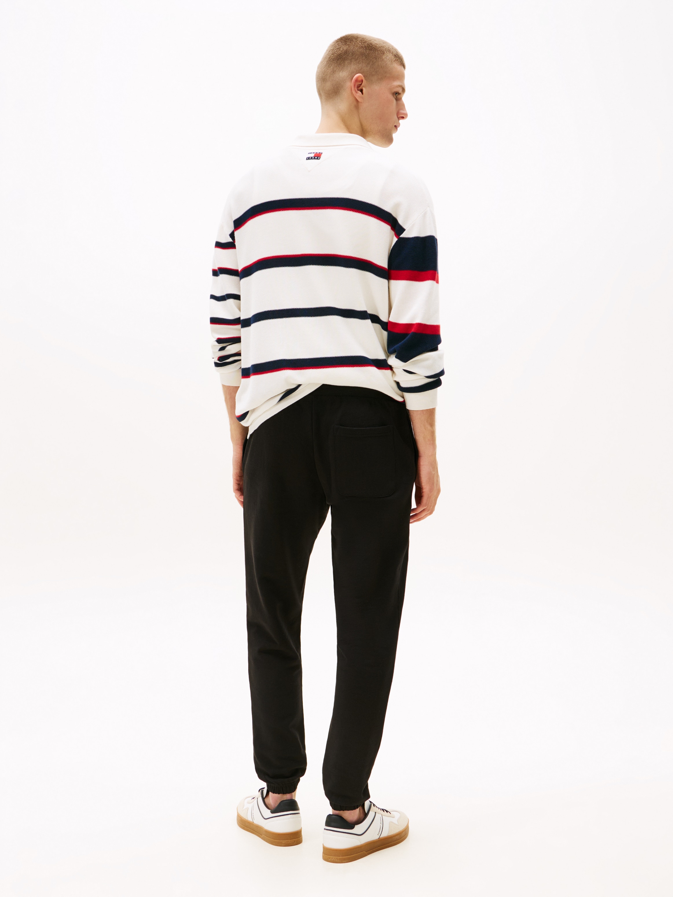 Tommy Jeans Sweathose »TJM SLIM RWB DNA GRAPHIC PANT«, mit elastischem Bund, großer Logoprint