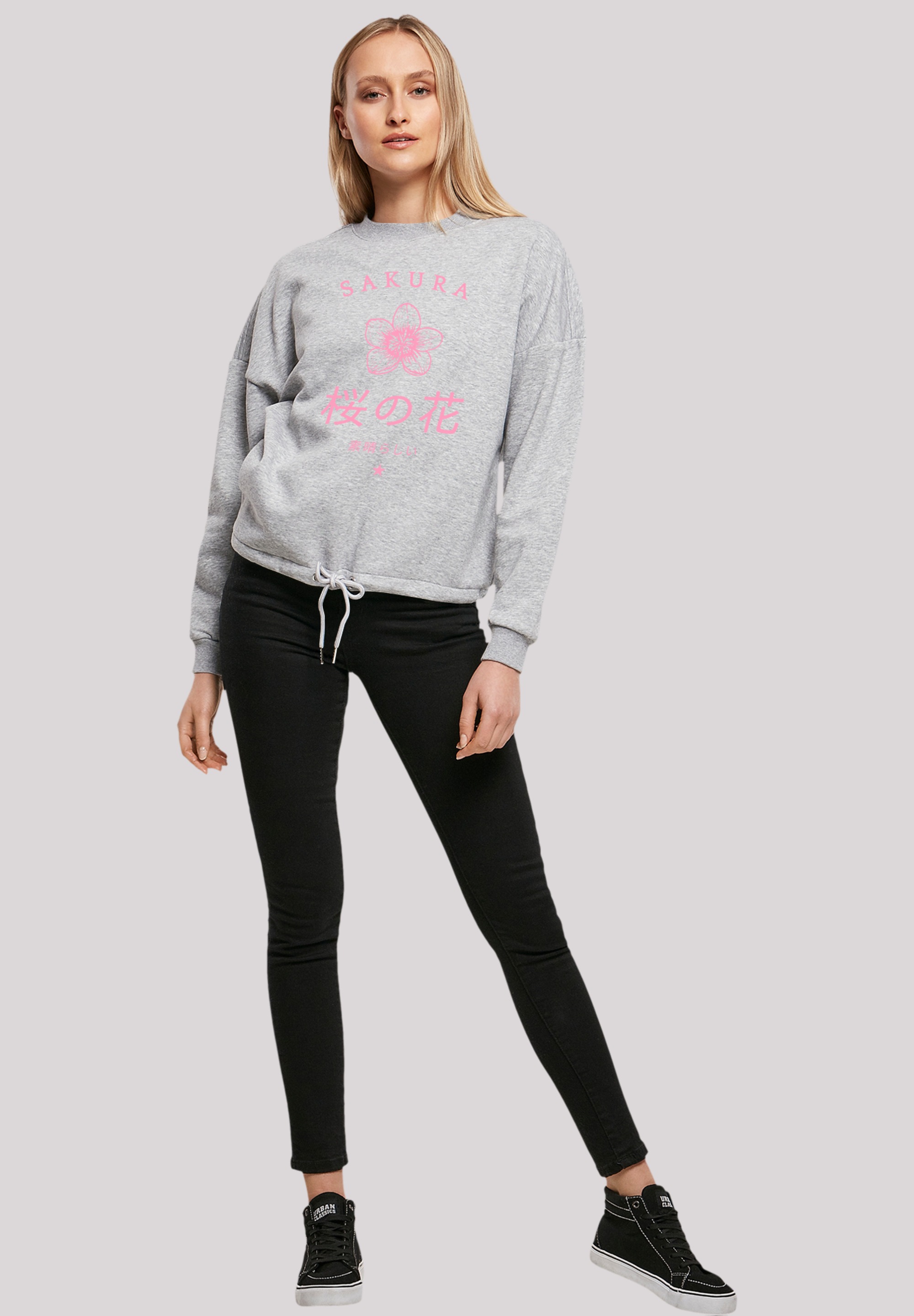 F4NT4STIC Sweatshirt »Sakura Blume Japan«, Print