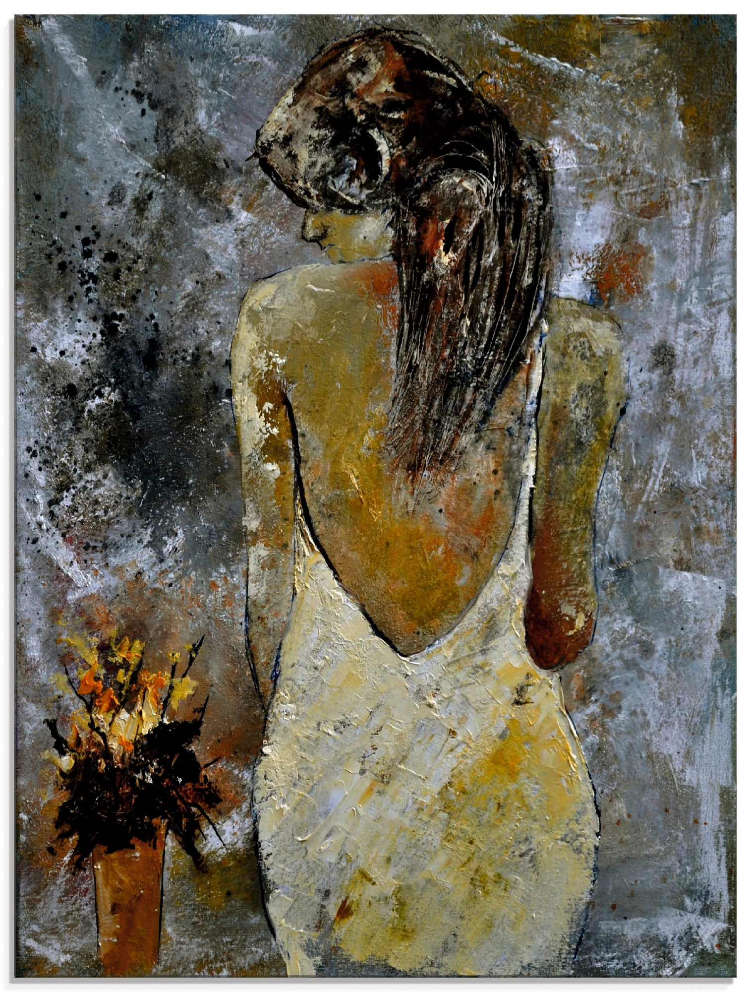 Artland Glasbild "Junge Frau" Frau 1 Stk. tlg. in verschiedenen Größen