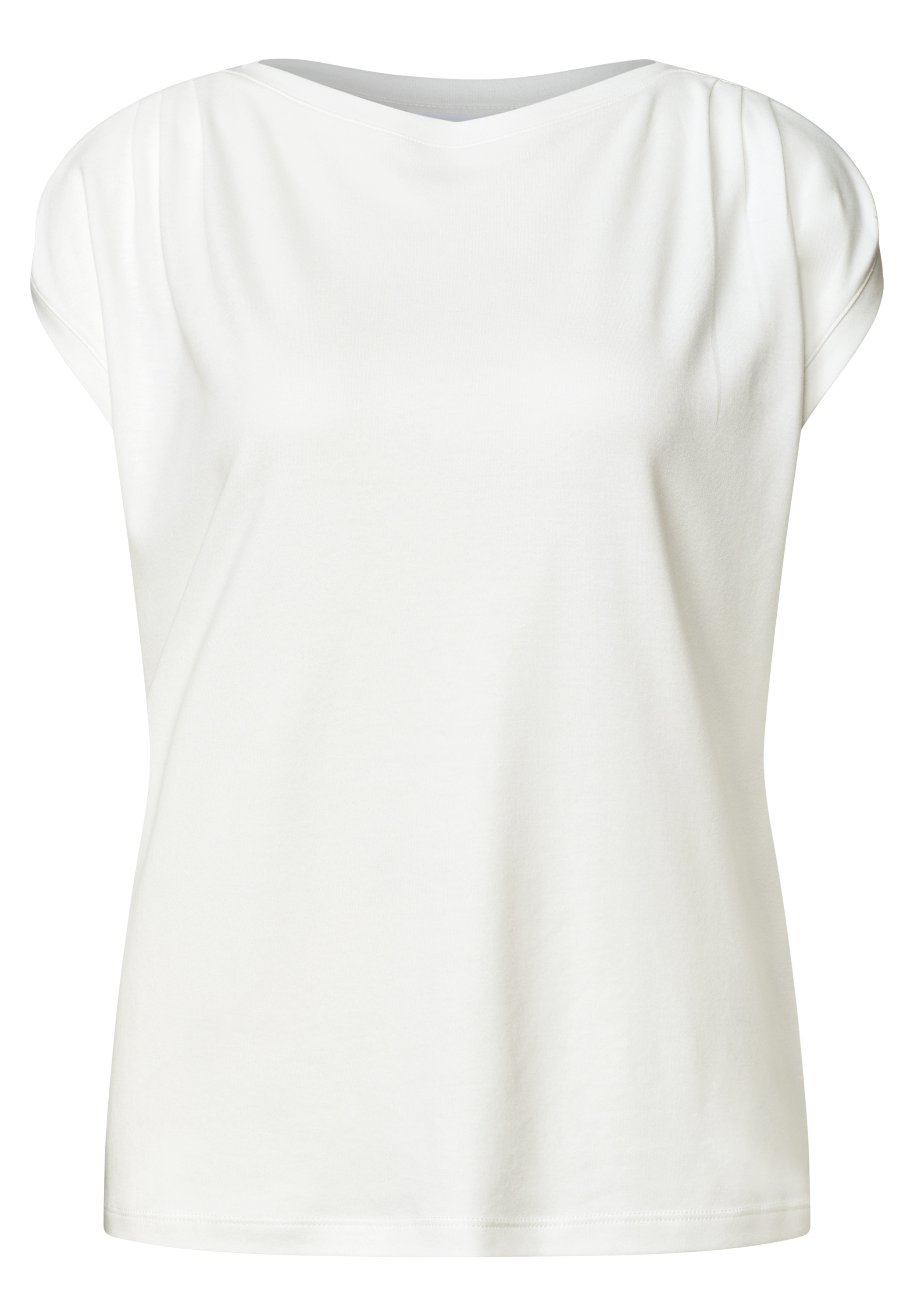 STREET ONE T-Shirt mit U-Boot-Ausschnitt