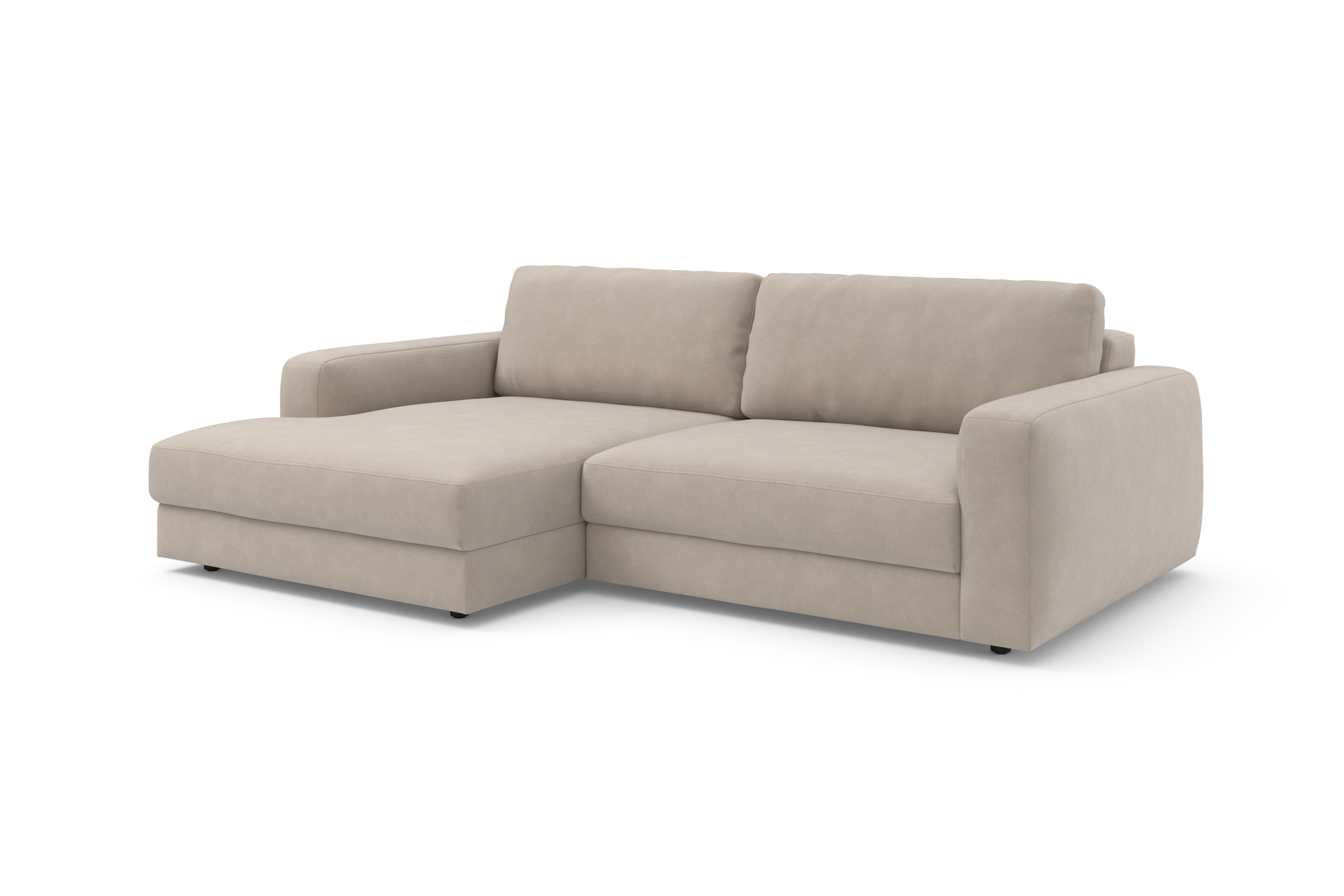 Thumbnail - TRENDMANUFAKTUR Ecksofa "Bourbon, Mega Designsofa mit tollem Sitzkomfort, Breite 250cm, L-Form" extra tiefe Sitzfläche, ...