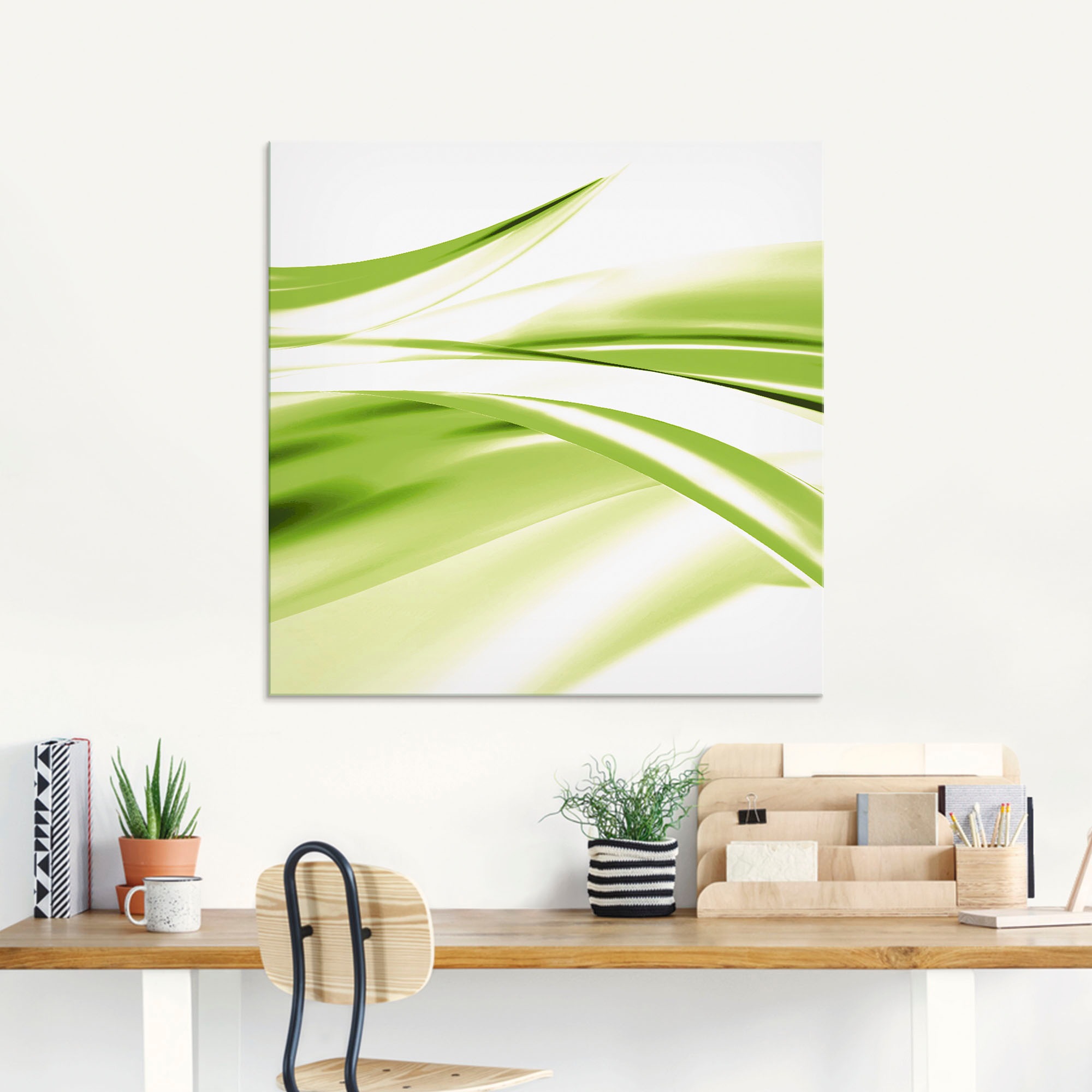 Artland Glasbild "Schöne Welle - Abstrakt" Gegenstandslos 1 Stk. tlg. in ve günstig online kaufen