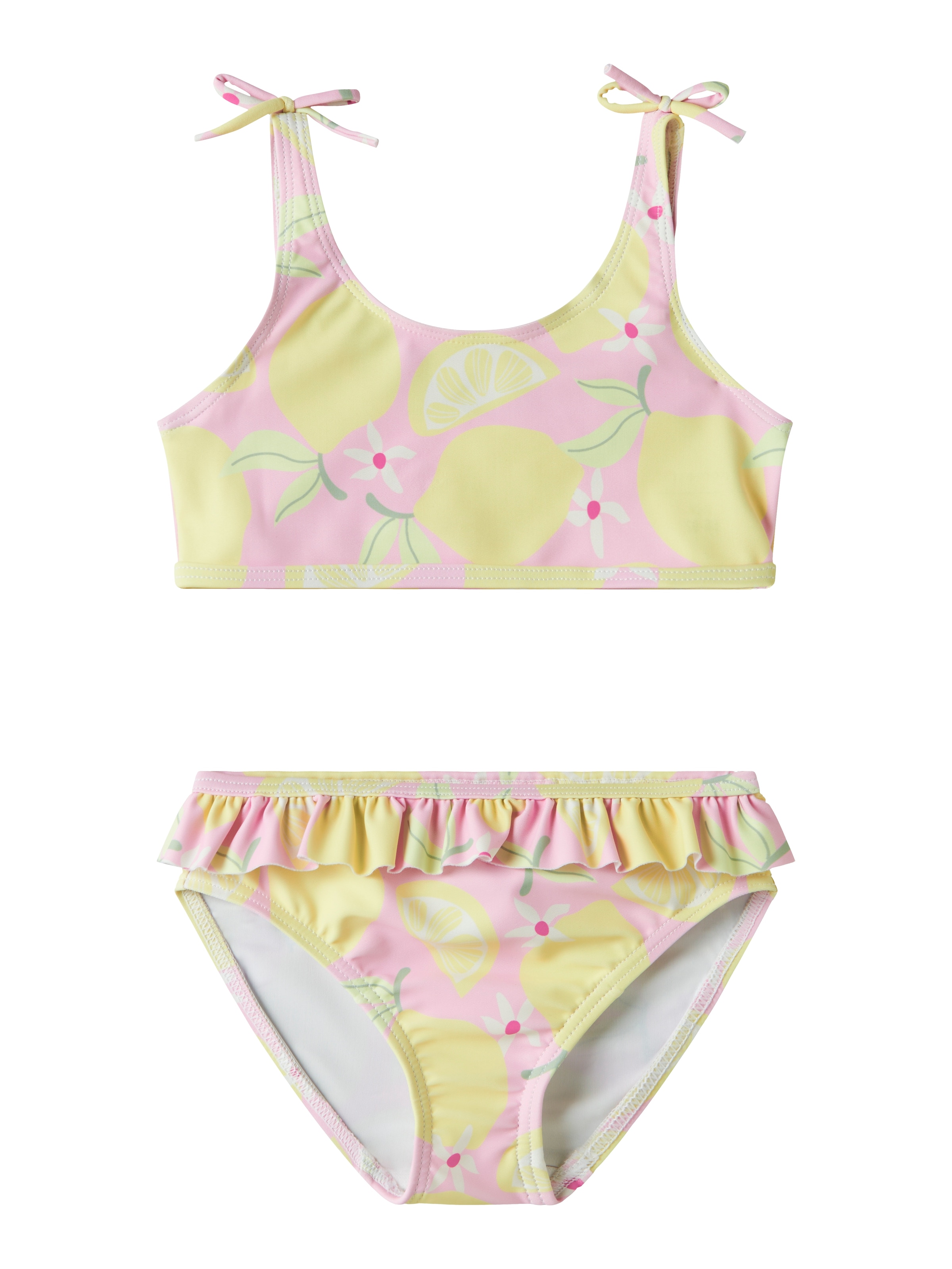 Name It Bustier-Bikini "NMFZILUA BIKINI" Set, 2 Stk. mit süßen Rüschen- und Schleifendetails