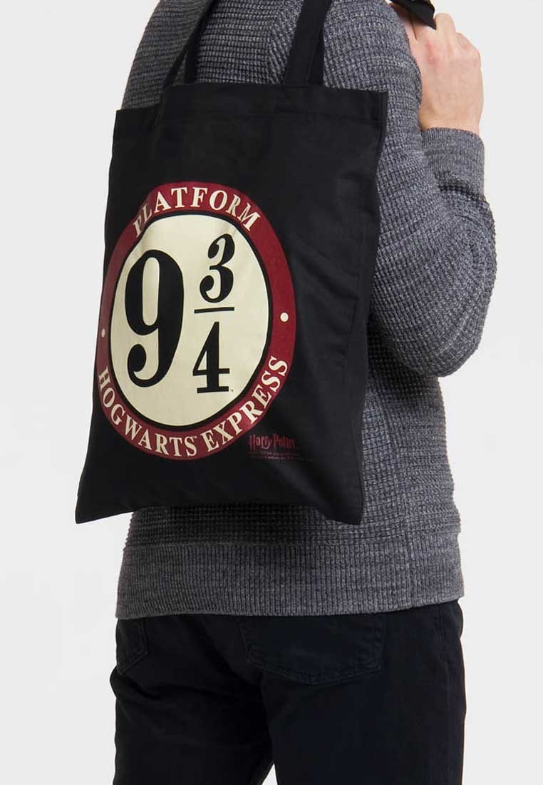 LOGOSHIRT Henkeltasche »Baumwolltasche Harry Potter - Platform 9 3/4«, mit Gleis 9 3/4-Logo