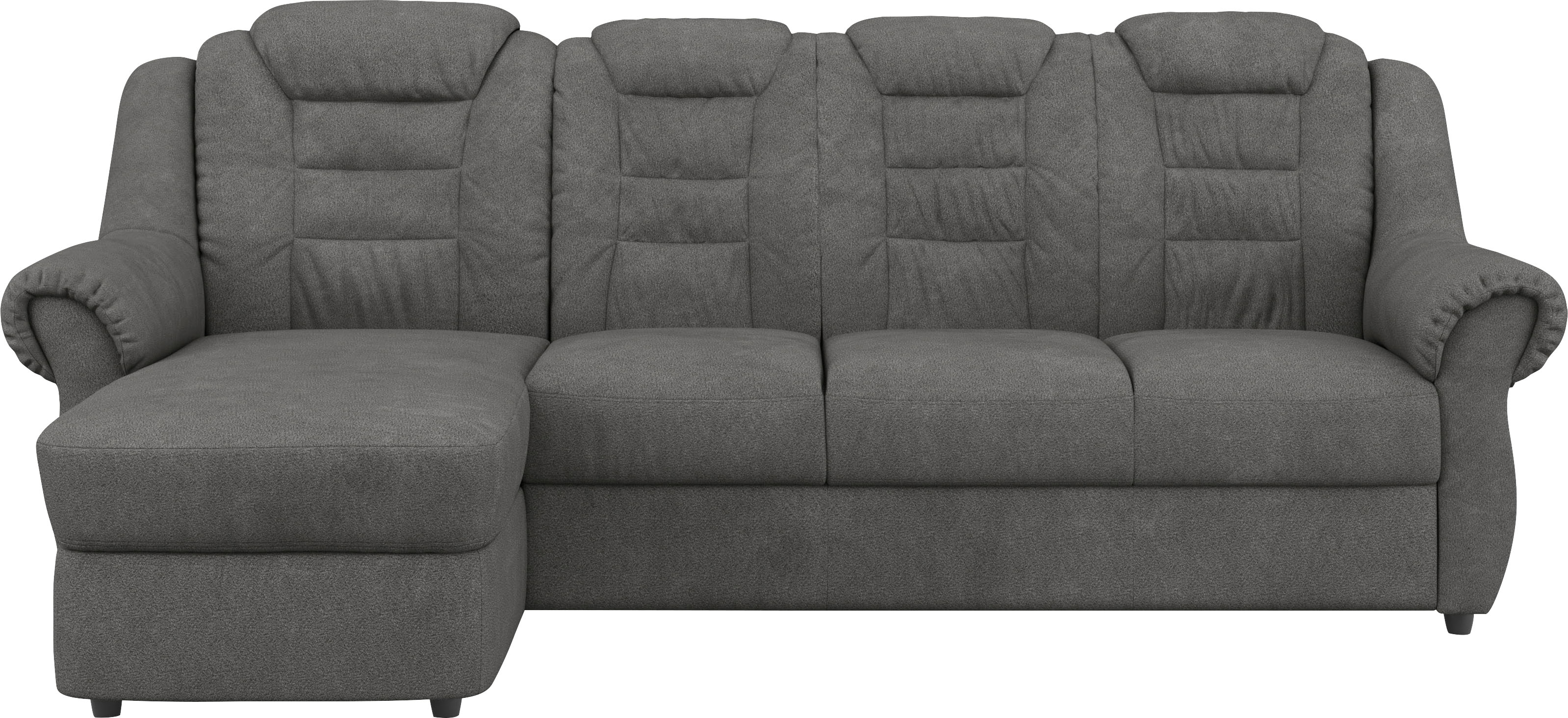 Home affaire Ecksofa "Boston L-Form" mit hoher Rückenlehne, wahlweise mit Schlaffunktion
