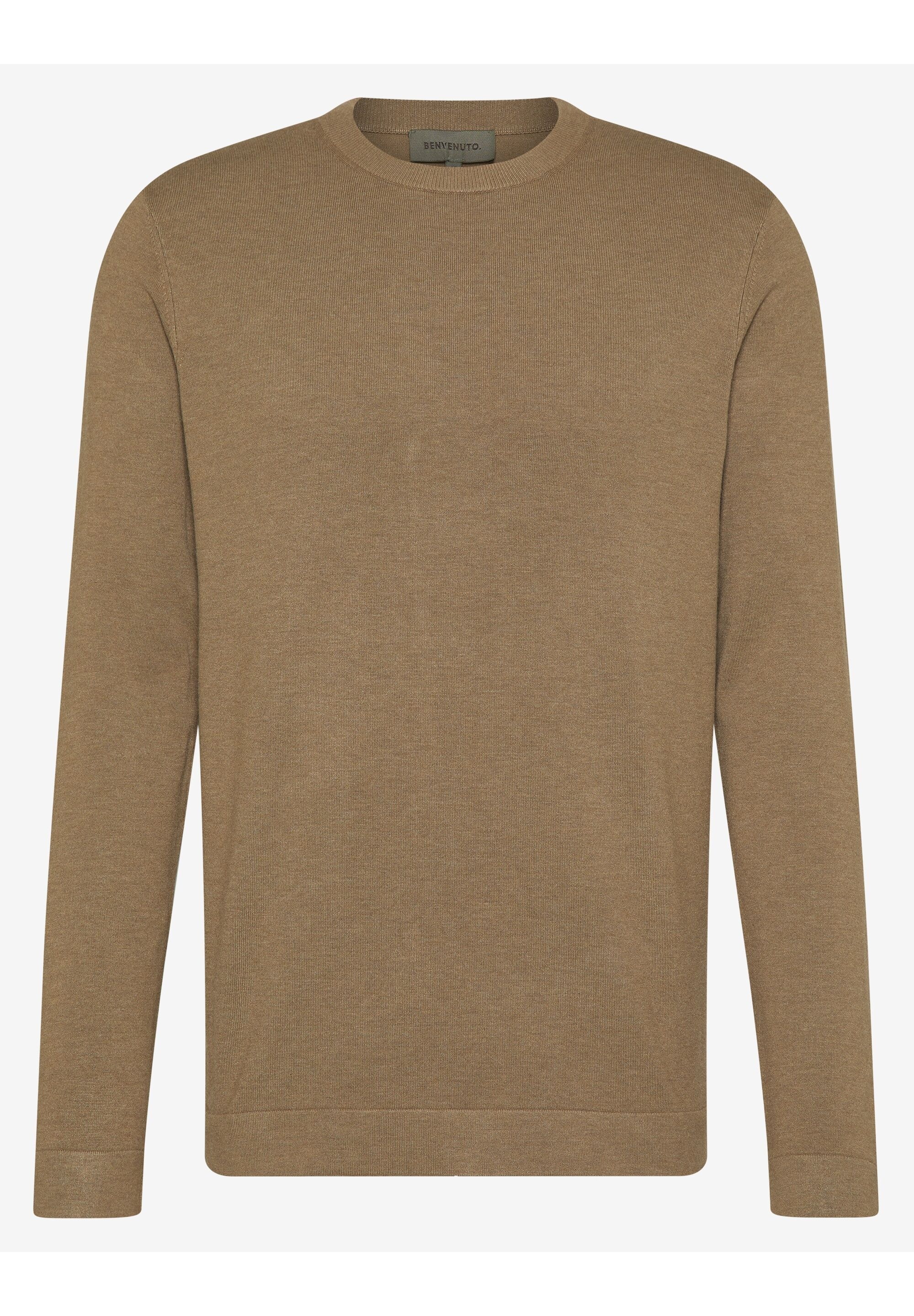 BENVENUTO. Rundhalspullover "BENVENUTO. Pullover AMOS" mit weichem Strickmaterial