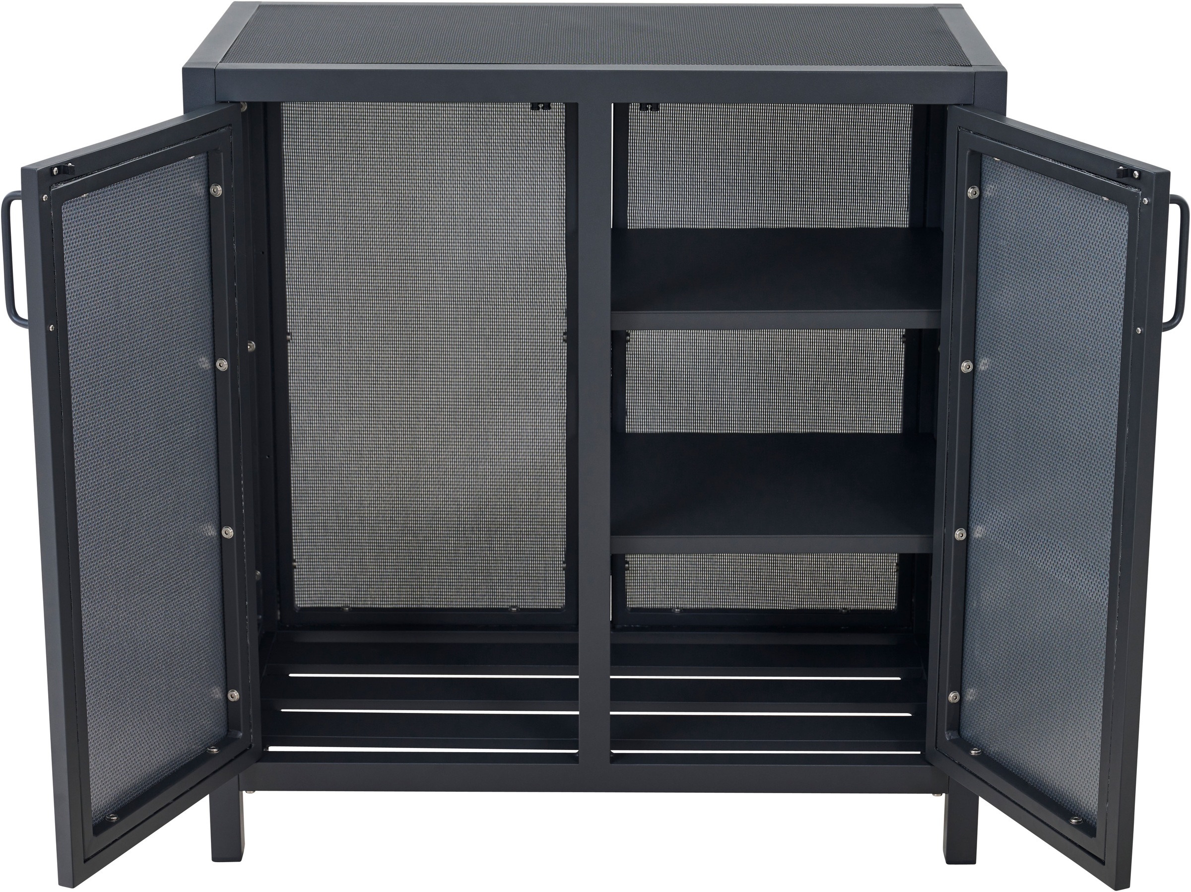 Siena Garden Gartentisch »PALMA Basiselement« Aluminiumrahmen, Ranotex® Bezug dunkelgrau