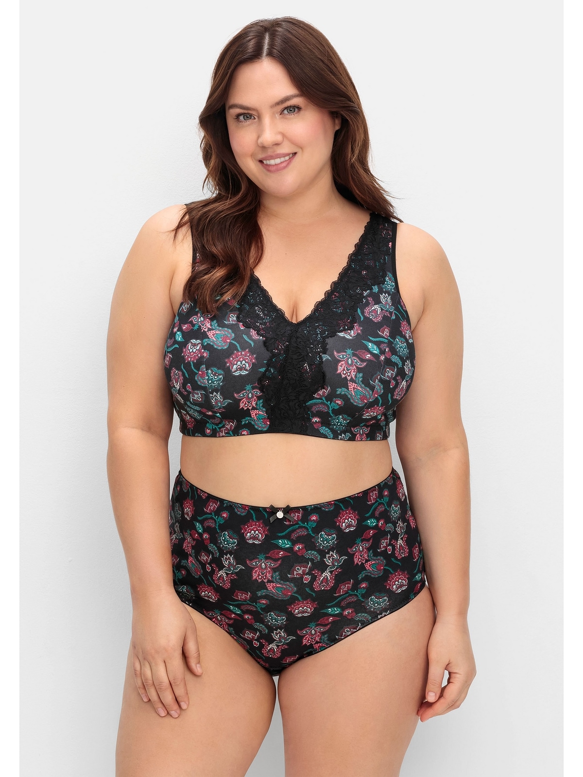 Sheego Bügelloser BH »Große Größen«, in Bustier-Form, mit Spitzenborte