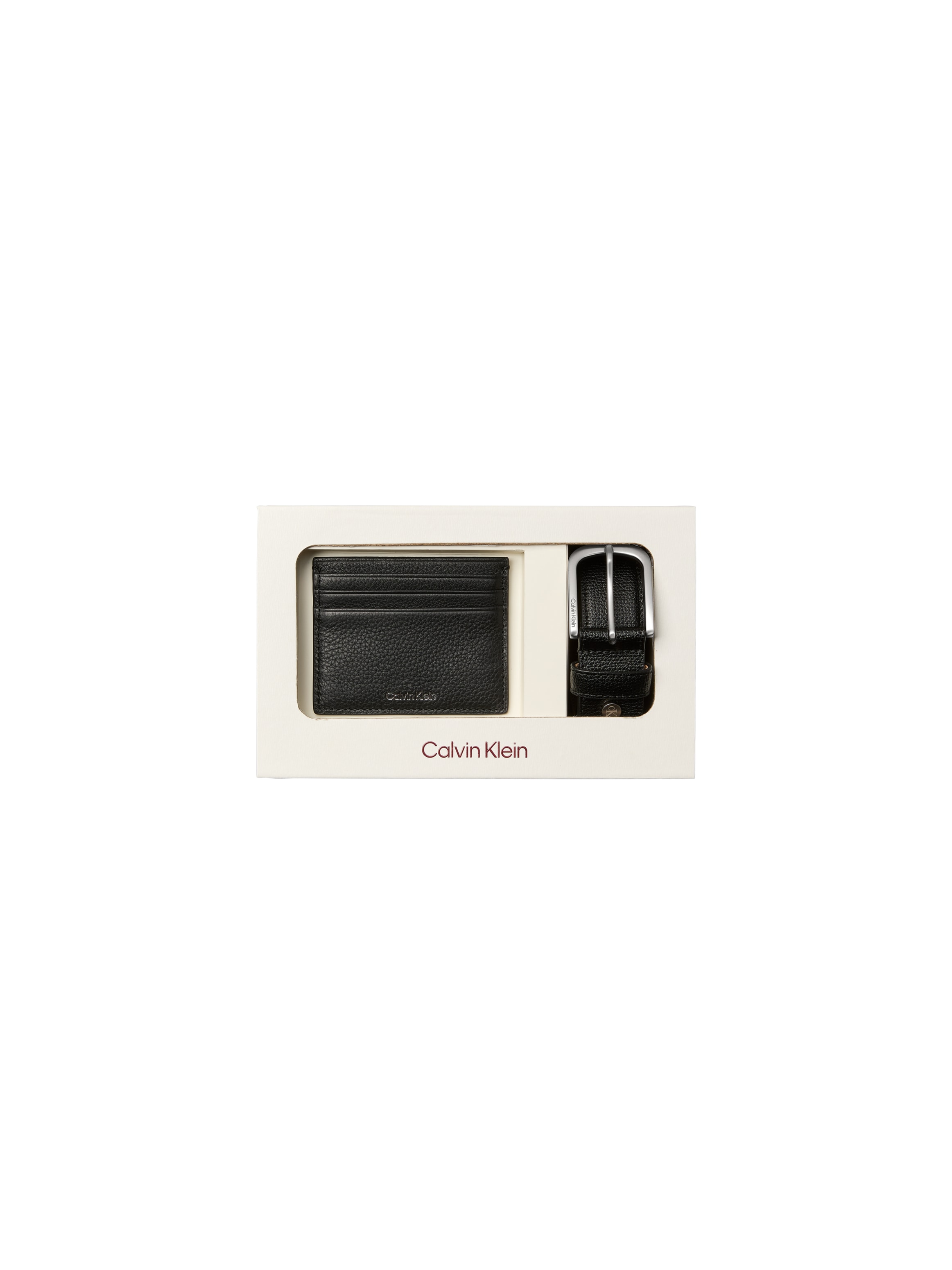 Calvin Klein Kartenetui »FOIL EMBOSS CARDHOLDER + BELT« SET: Kartenetui und Gürtel mit Geschenkebox