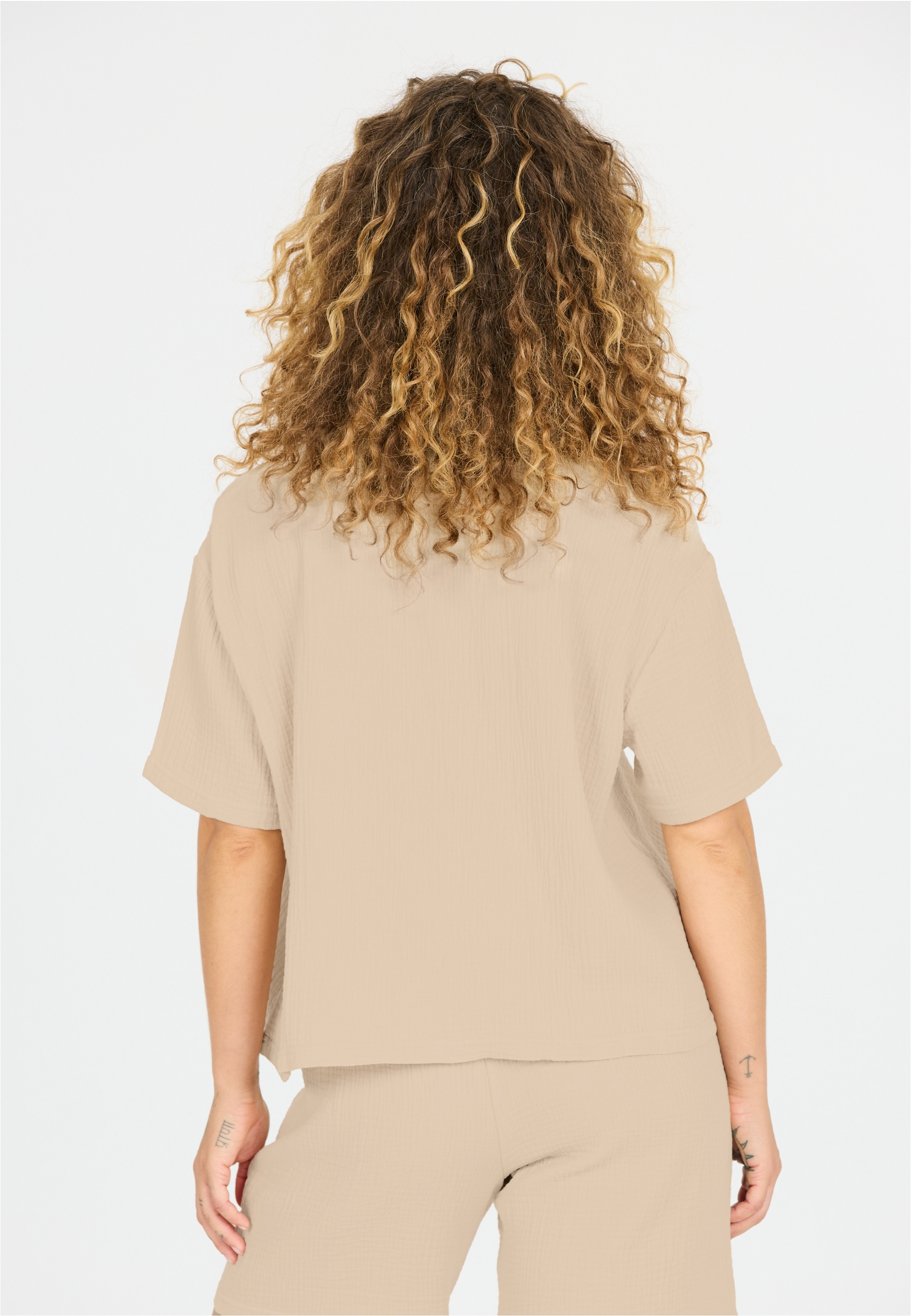 CRUZ Funktionsshirt »Melany«, aus atmungsaktivem Baumwollmaterial