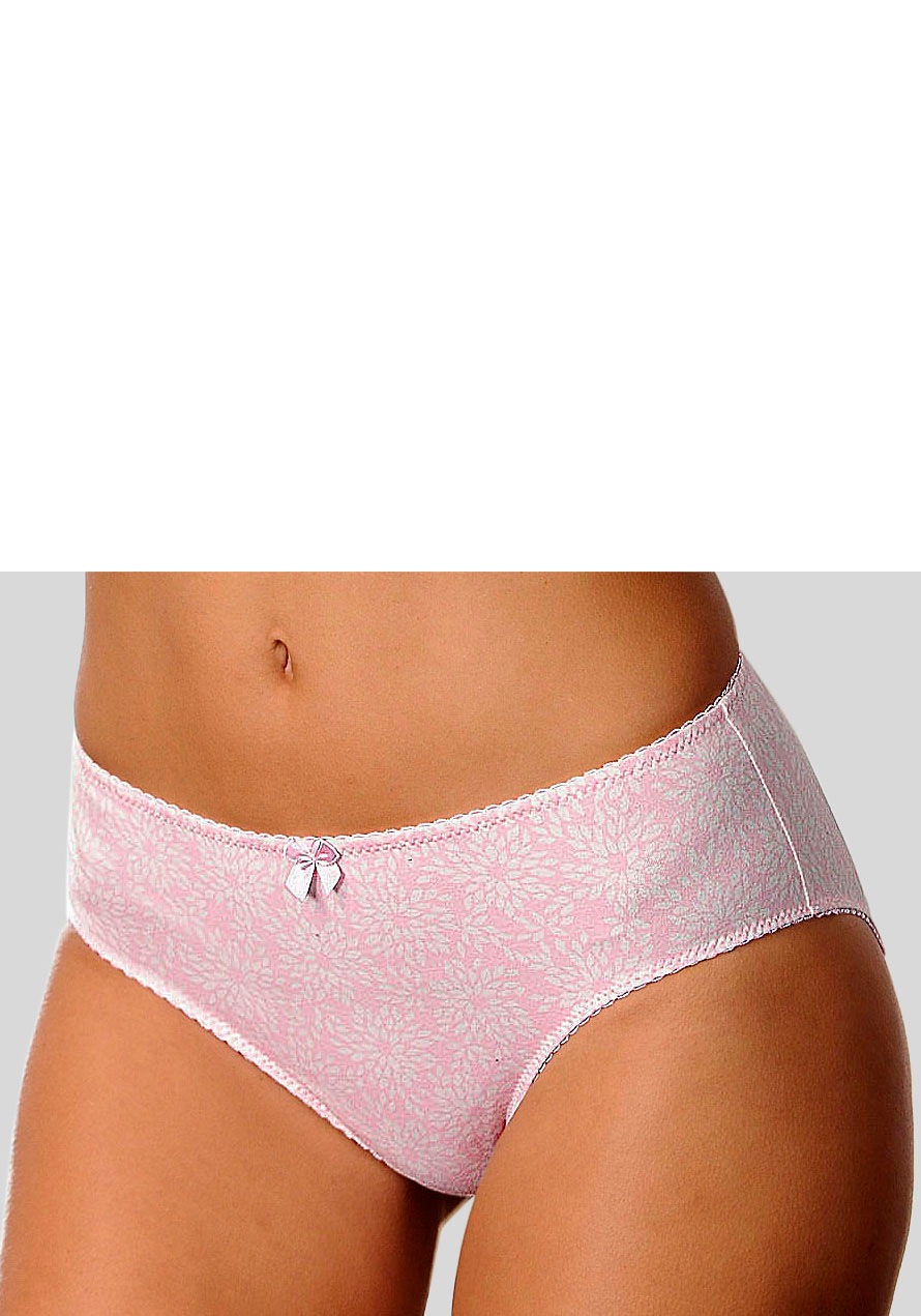 Nuance by Lascana Slip hoch geschnittener Slip, aus Baumwolle, als Wäsche-Set kombinierbar