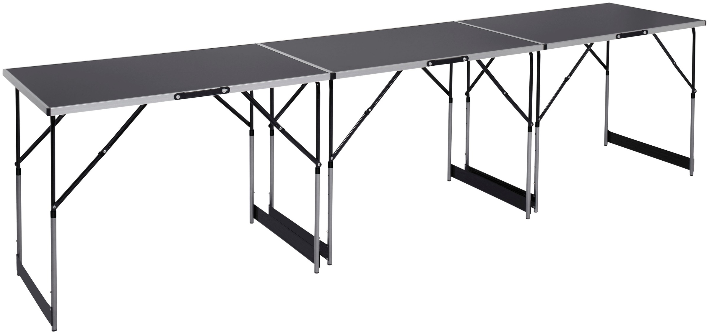 meister Beistelltisch »30 kg Tragkraft je Tisch (100 x 60 cm) - 4-fach höhenverstellbar«, Klappfunktion
