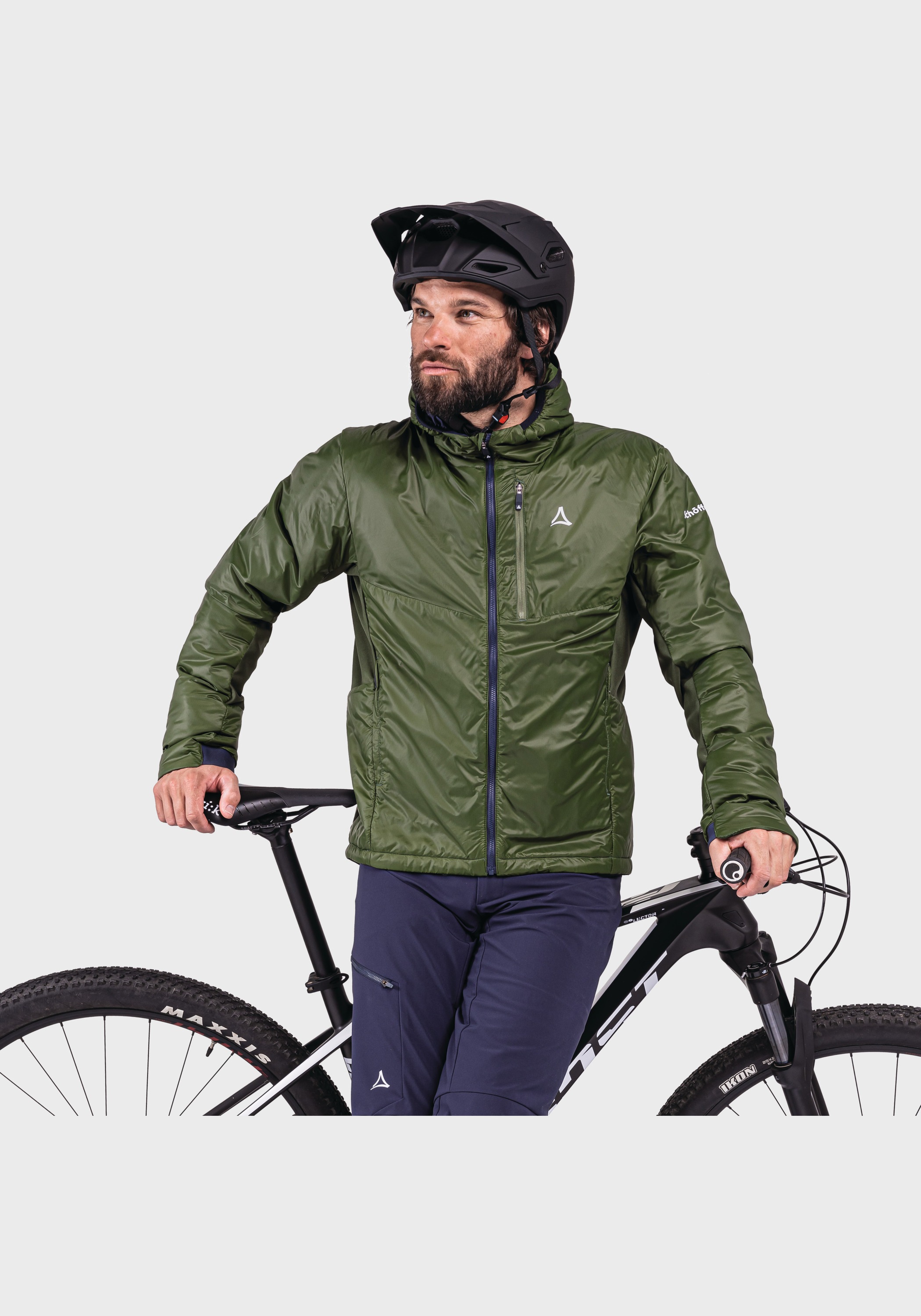 Schöffel Outdoorjacke »Ins Hybrid Black Raven M«, mit Kapuze