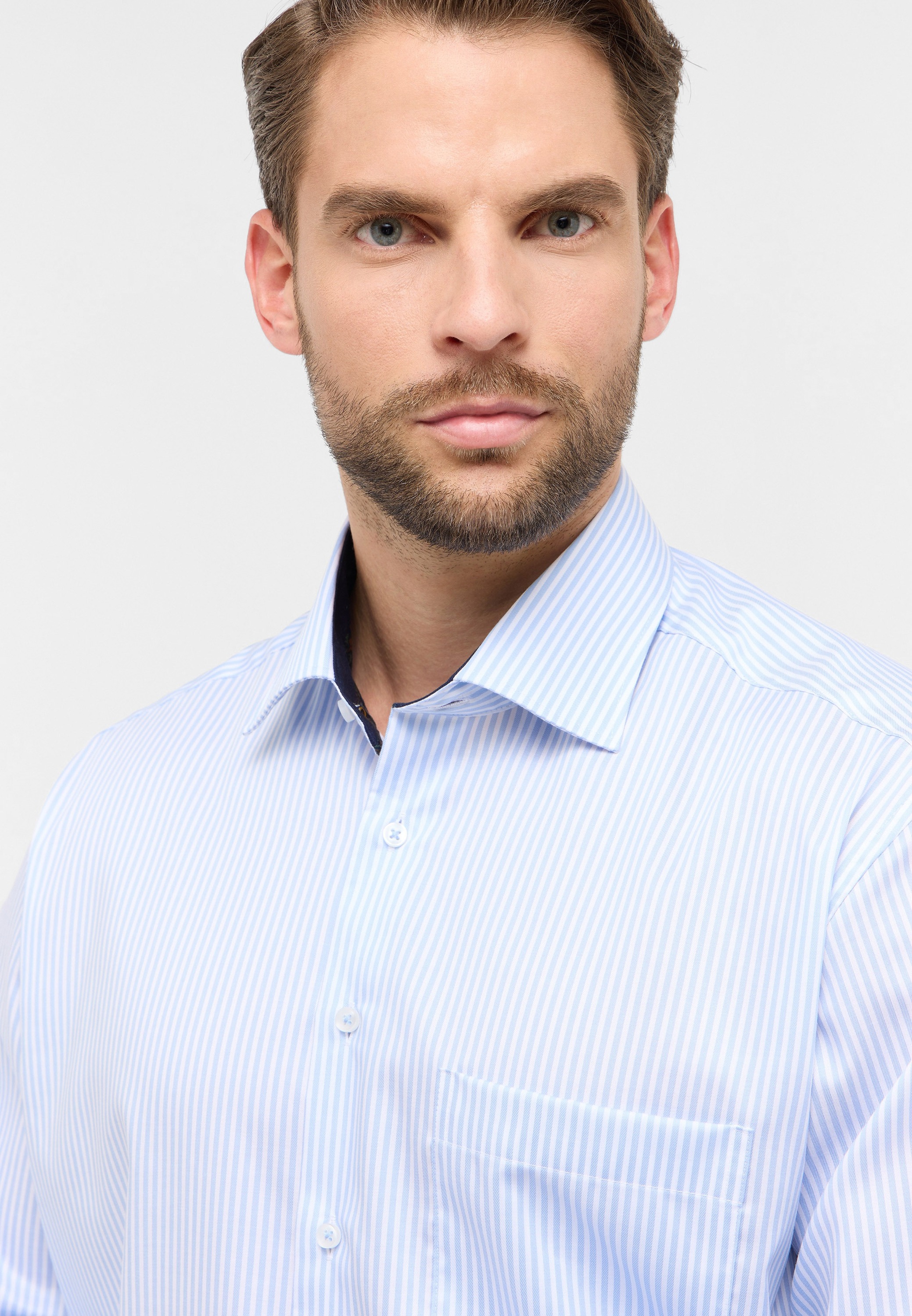 Thumbnail - Eterna Langarmhemd "COMFORT FIT" NON IRON (bügelfrei)