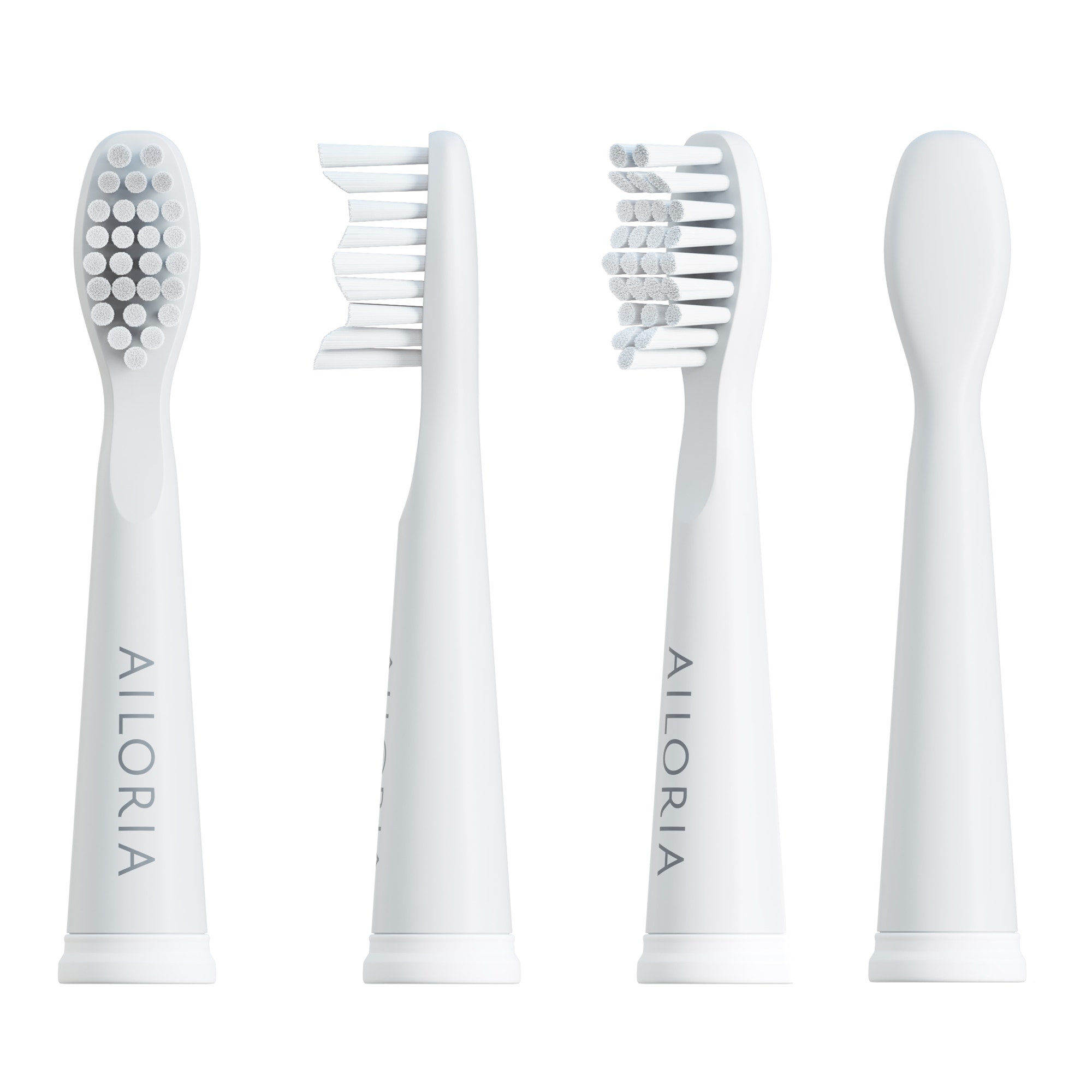 AILORIA Aufsteckbürsten »Ersatzbürstenköpfe 12er Set FLASH TRAVEL«