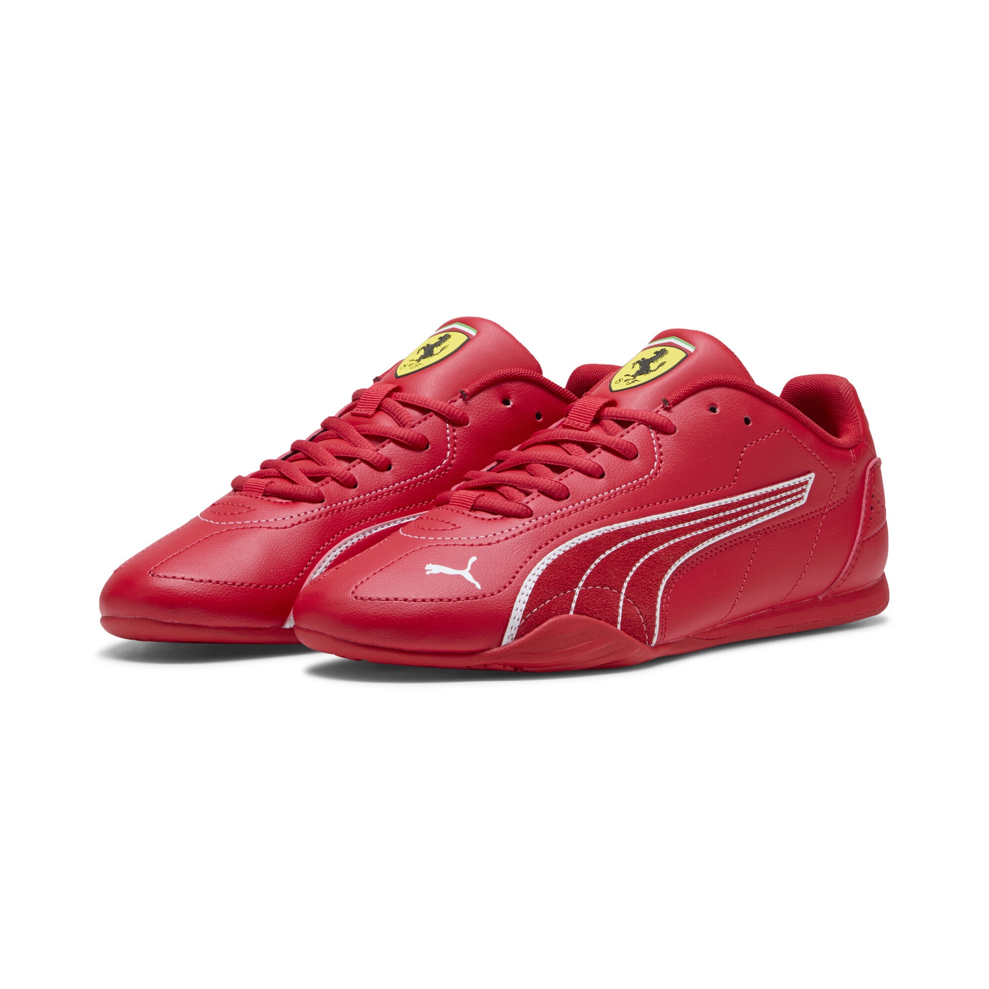PUMA Sneaker "Scuderia Ferrari Catch Sneakers Erwachsene", Gr. 38,5rosso corsa weiß rot, Obermaterial: Synthetik; Futter: Textil; Innensohle: Textil;