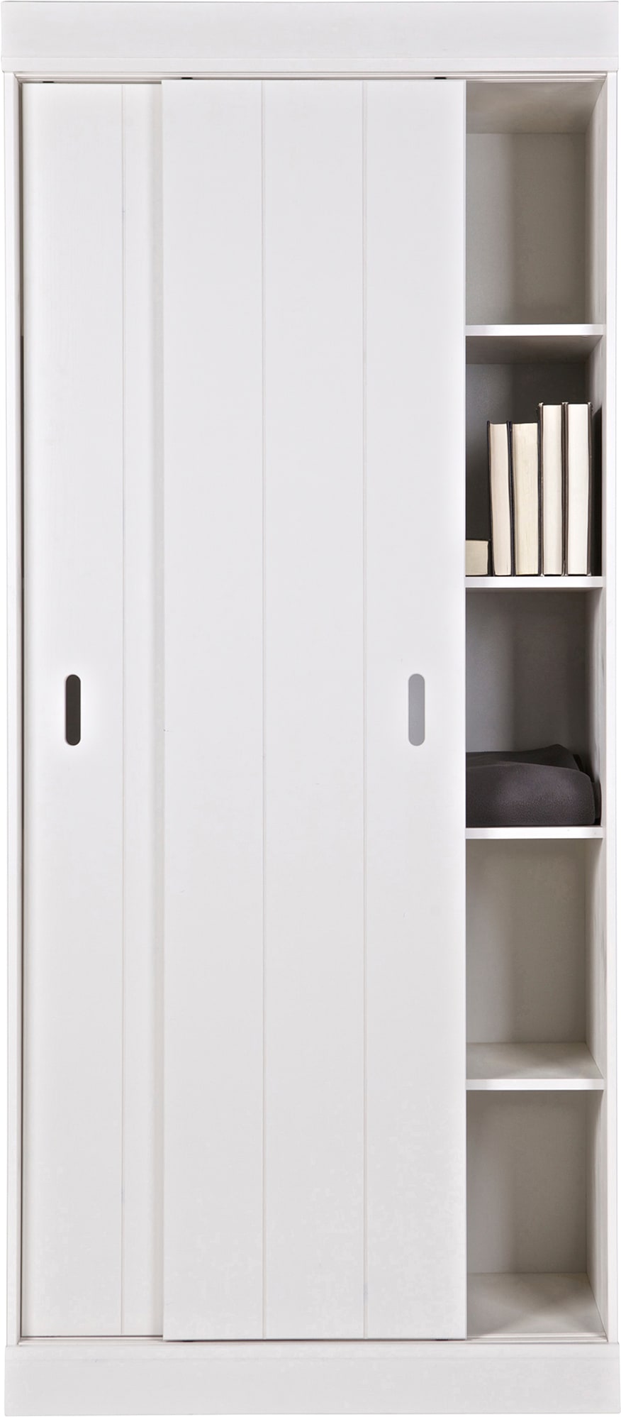 WOOOD Garderobenschrank »Row«, mit Schiebetür, Breite 84 cm