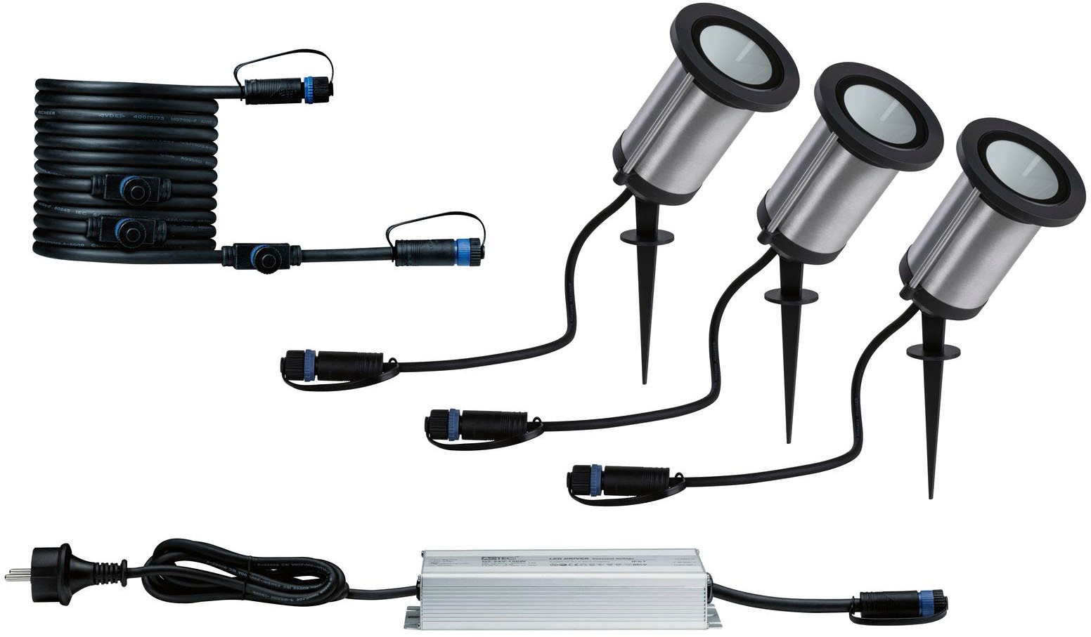 Paulmann LED Gartenstrahler »Plug & Shine«, 3 flammig-flammig, 3000K 6W 24V  IP65 kaufen | BAUR | Alle Lampen