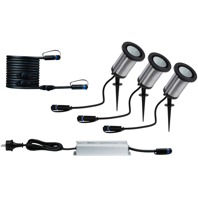 Paulmann LED Gartenstrahler »Plug & Shine«, 3 flammig-flammig, 3000K 6W 24V  IP65 kaufen | BAUR