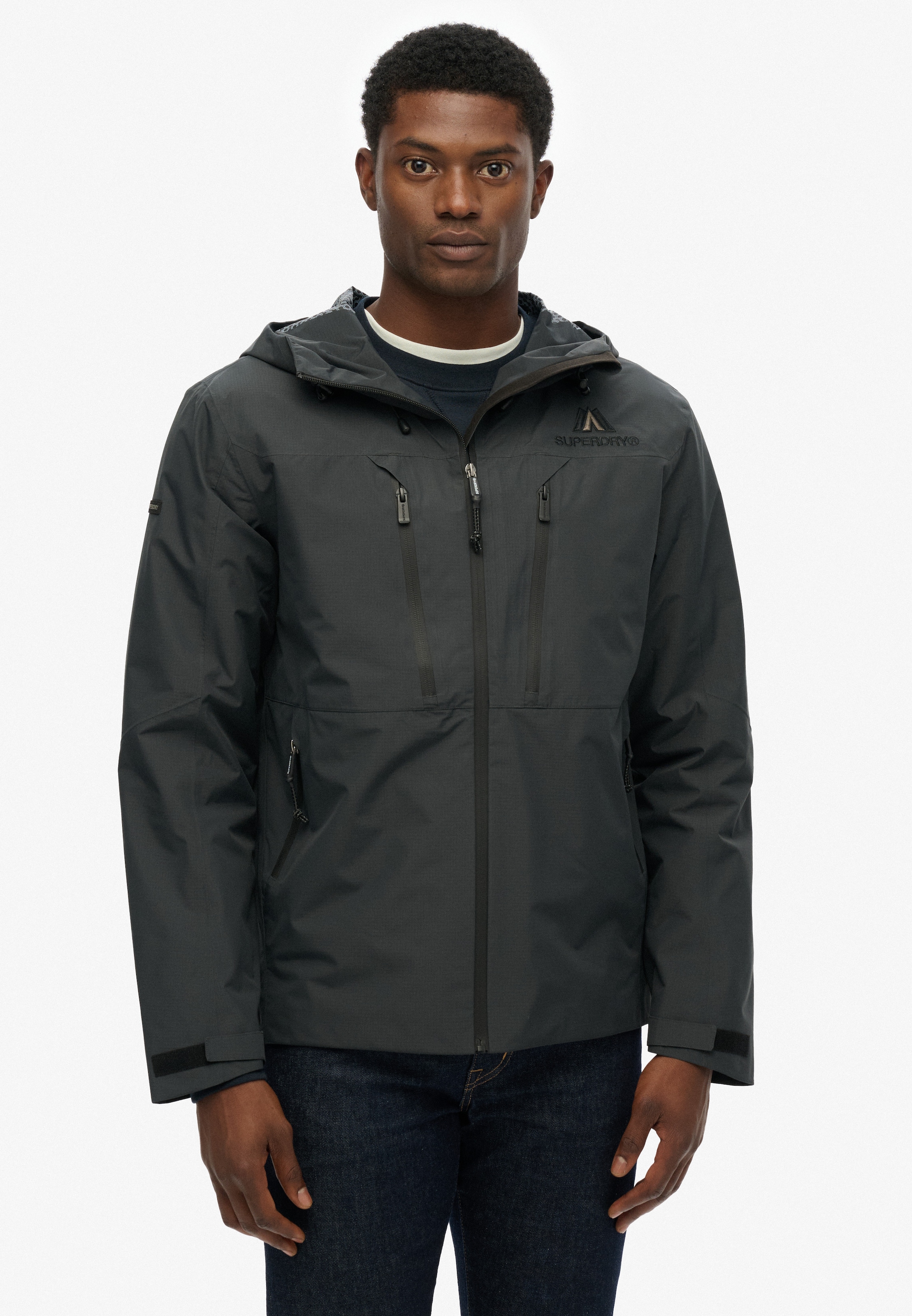 Superdry Outdoorjacke "WATERPROOF JACKET", mit Kapuze, Wasserdicht (Säule w günstig online kaufen