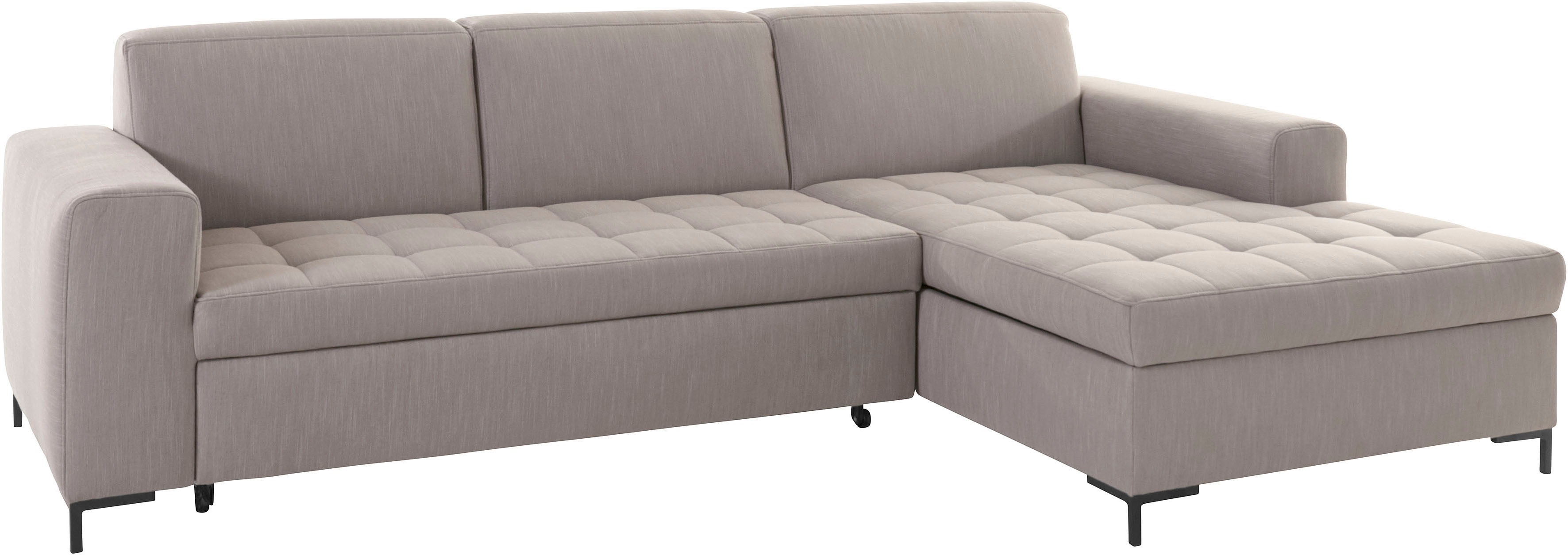 Thumbnail - OTTO products Ecksofa "Grazzo L-Form", hochwertige Stoffe aus recyceltem Material, Steppung im Sitzbereich
