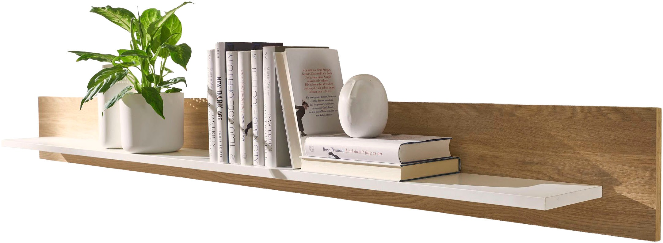 OTTO home Wandboard »Brest, Wandregal im Landhausstil, Hängeregal mit Ablagefläche« vielseitig einsetzbar, zeitlos, 180 cm breit