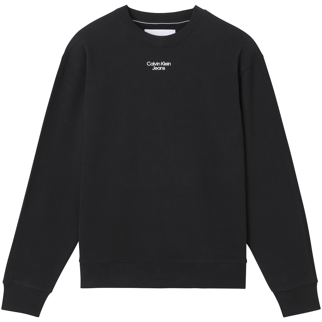 Calvin Klein Jeans Sweatshirt »STACKED LOGO CREW NECK«