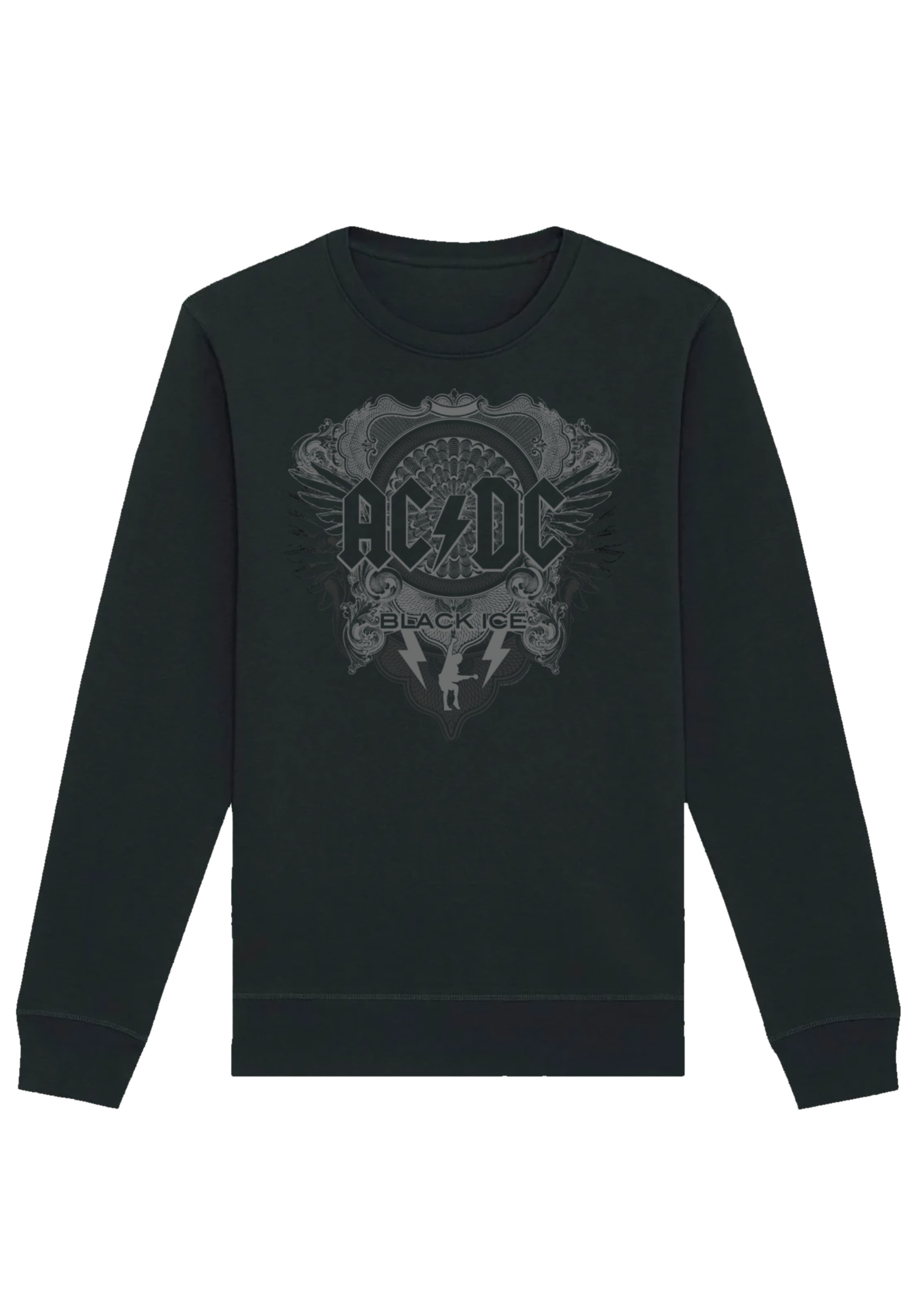 F4NT4STIC Sweatshirt »AC/DC Rock Musik Band Black Ice«, Premium Qualität