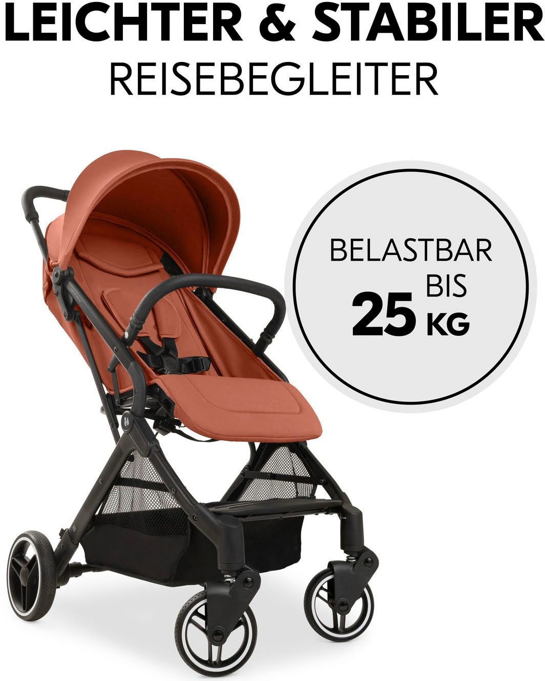 Hauck Kinder-Buggy »Travel N Care Plus, cork«, 22 kg