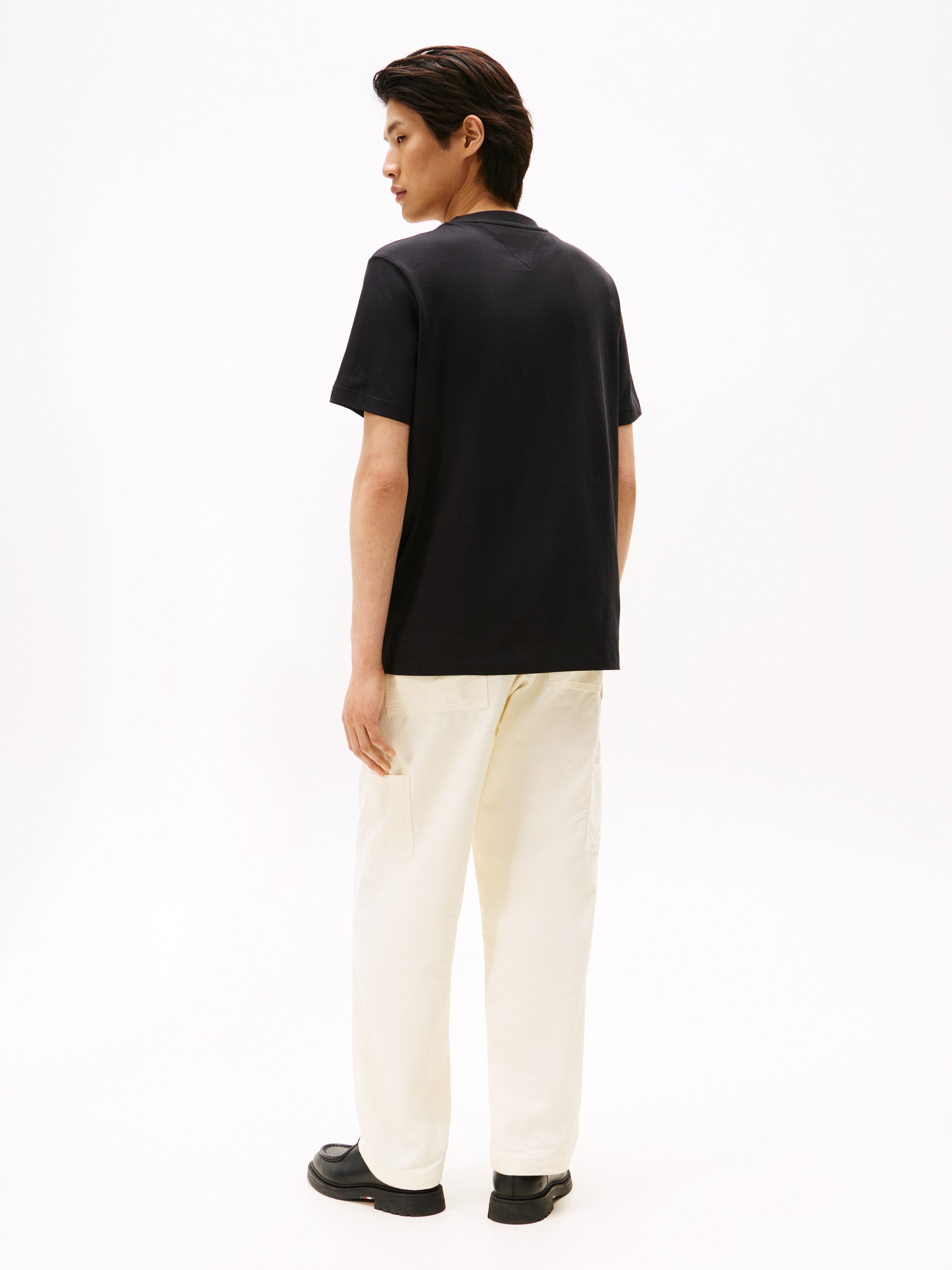 Tommy Hilfiger T-Shirt »HILFIGER STACK GRAPHIC TEE«, Regular fit mit Rundhalsausschnitt