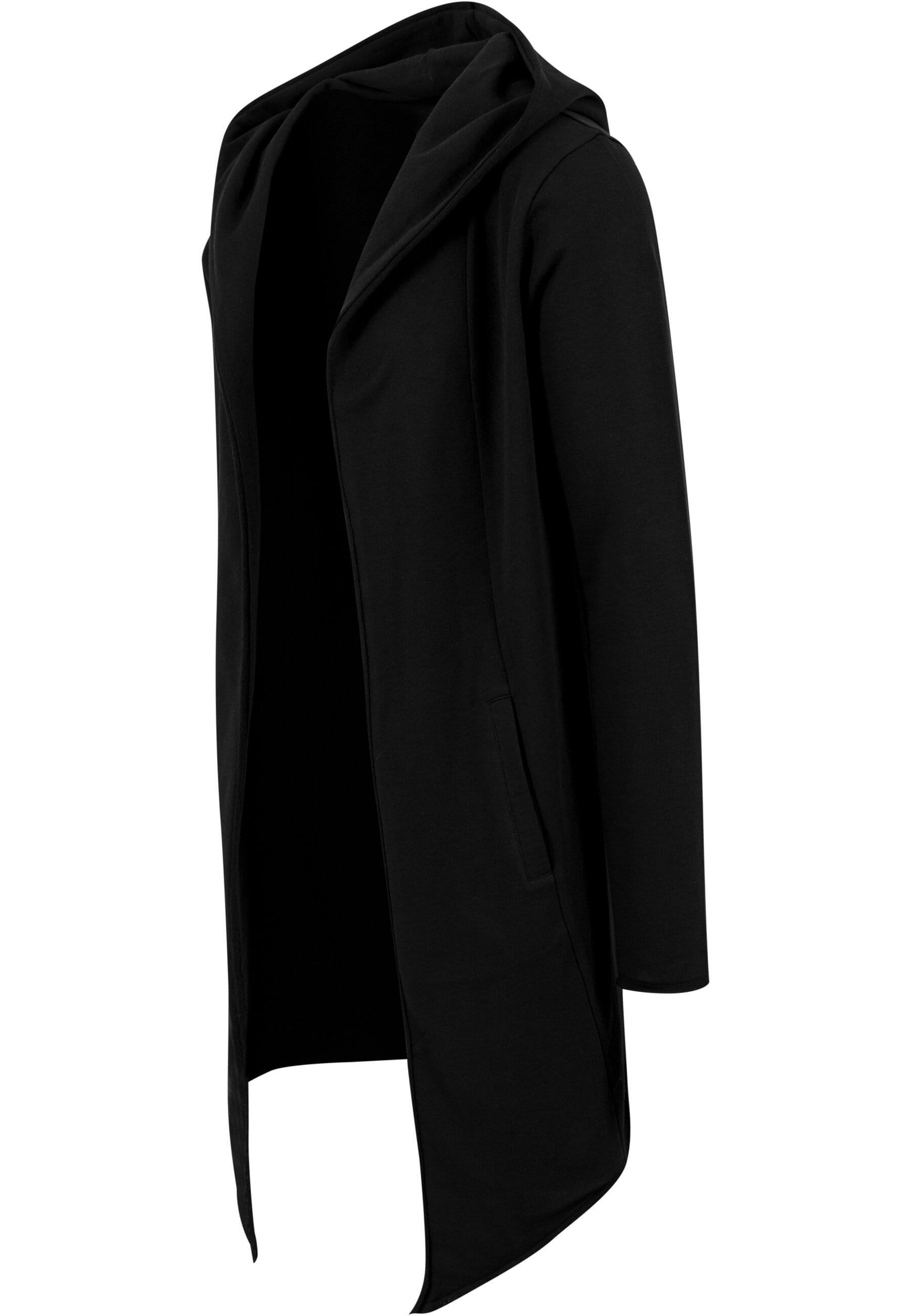 URBAN CLASSICS Strickfleecejacke »Urban Classics Herren Long Hooded Open Edge Cardigan«, (1 St.), mit Kapuze