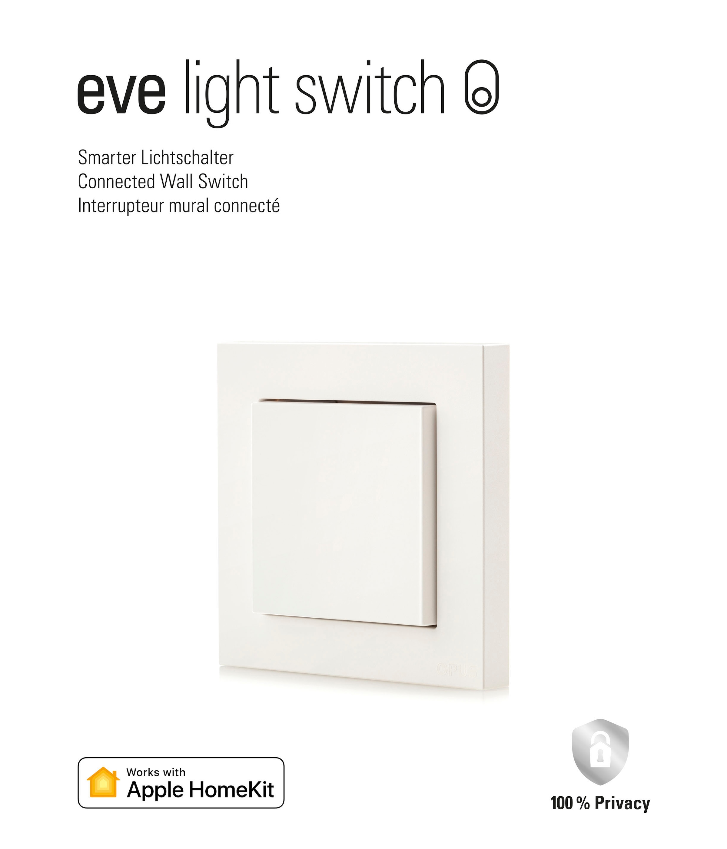 EVE Schalter »Light Switch (HomeKit) 2er Pack«, (Packung, 2 St.)