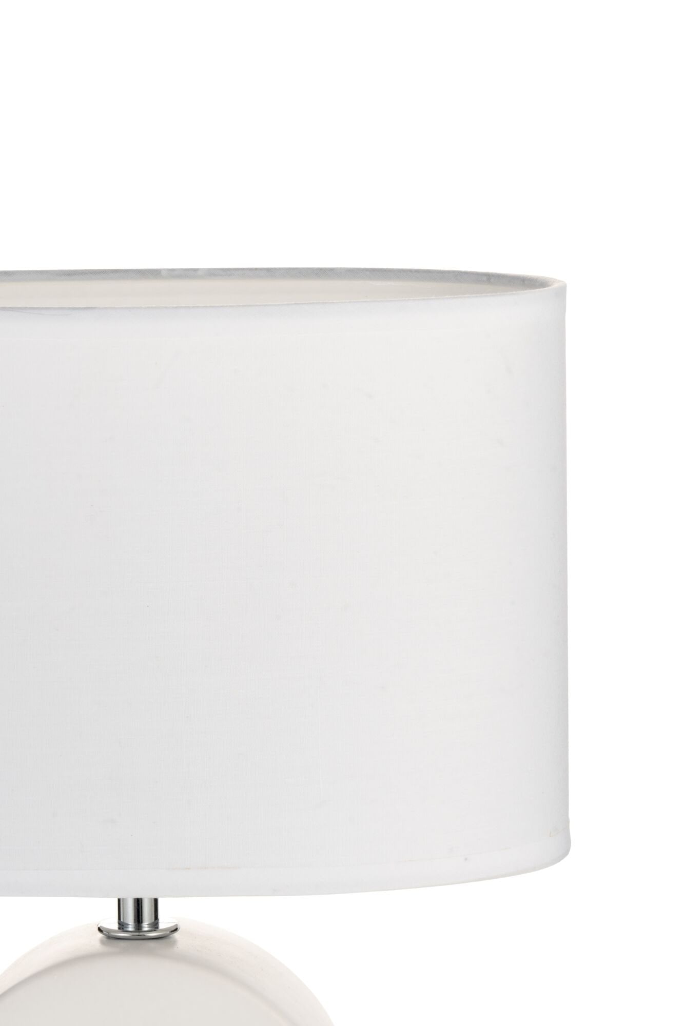 1 Stoff/Keramik«, Weiß/Beige flammig-flammig 230V »Glow Purity Tischleuchte max20W BAUR | Pauleen of