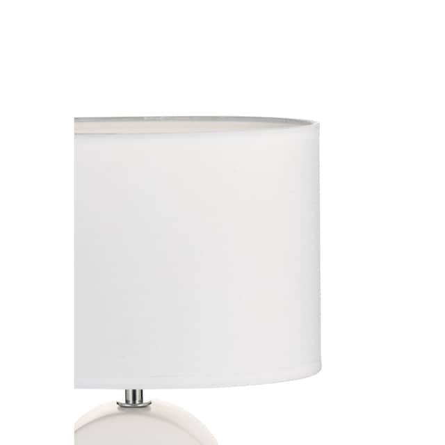 Pauleen Tischleuchte »Glow of Purity max20W Weiß/Beige 230V Stoff/Keramik«,  1 flammig-flammig | BAUR