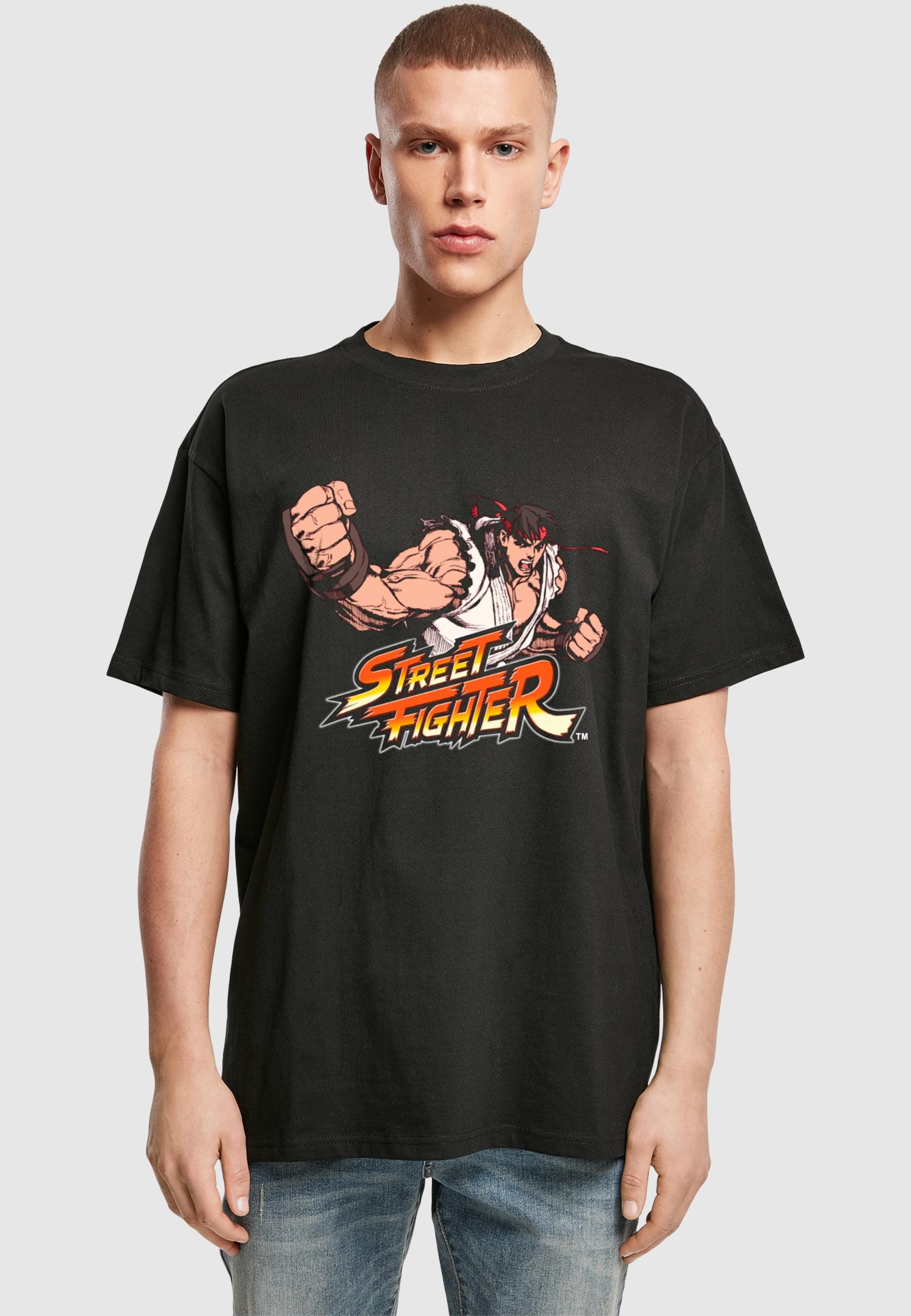 Merchcode T-Shirt »Merchcode Streetfighter - Ryu Classic Graphic Heavy Oversize Tee«, (1 tlg.)