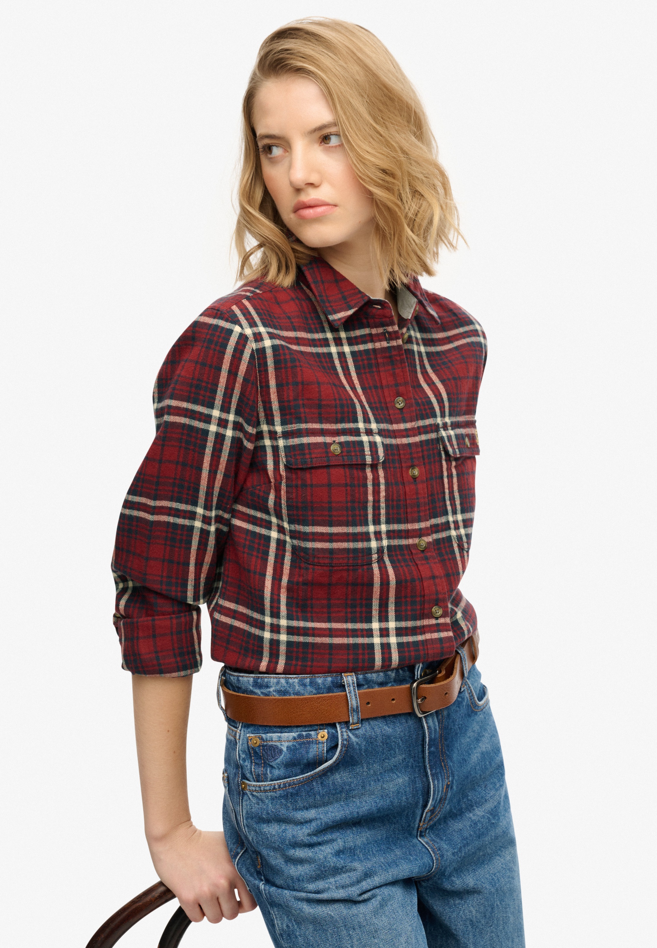 Superdry Karobluse "LUMBERJACK CHECK FLANNEL SHIRT" günstig online kaufen