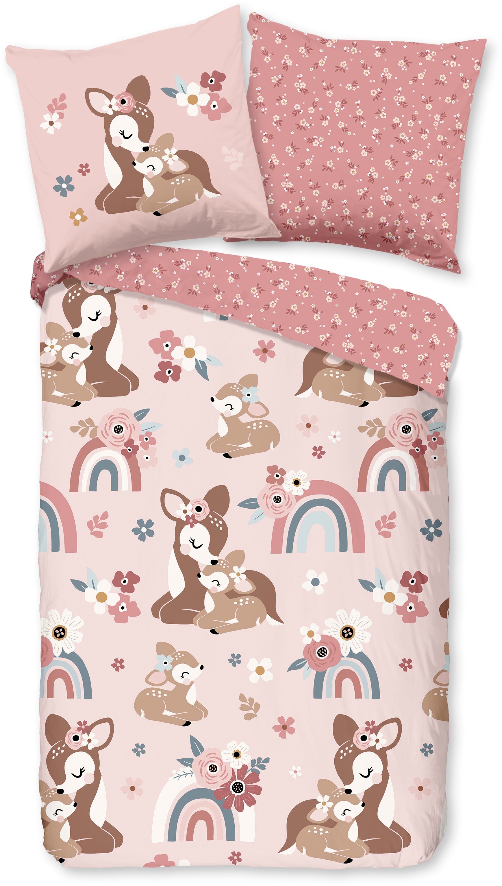 good morning Kinderbettwäsche "Bibi blossom" 2 Stk. tlg. Baumwolle, 135x200 günstig online kaufen