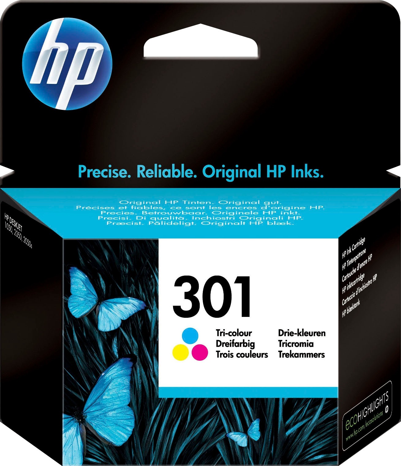 HP Tintenpatrone "301", bunt, Tintenpatronen, 3 Probemonate gratis drucken *