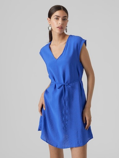 Vero Moda Minikleid »VMIRIS S/L V-NECK SHORT DRESS WVN NOOS«