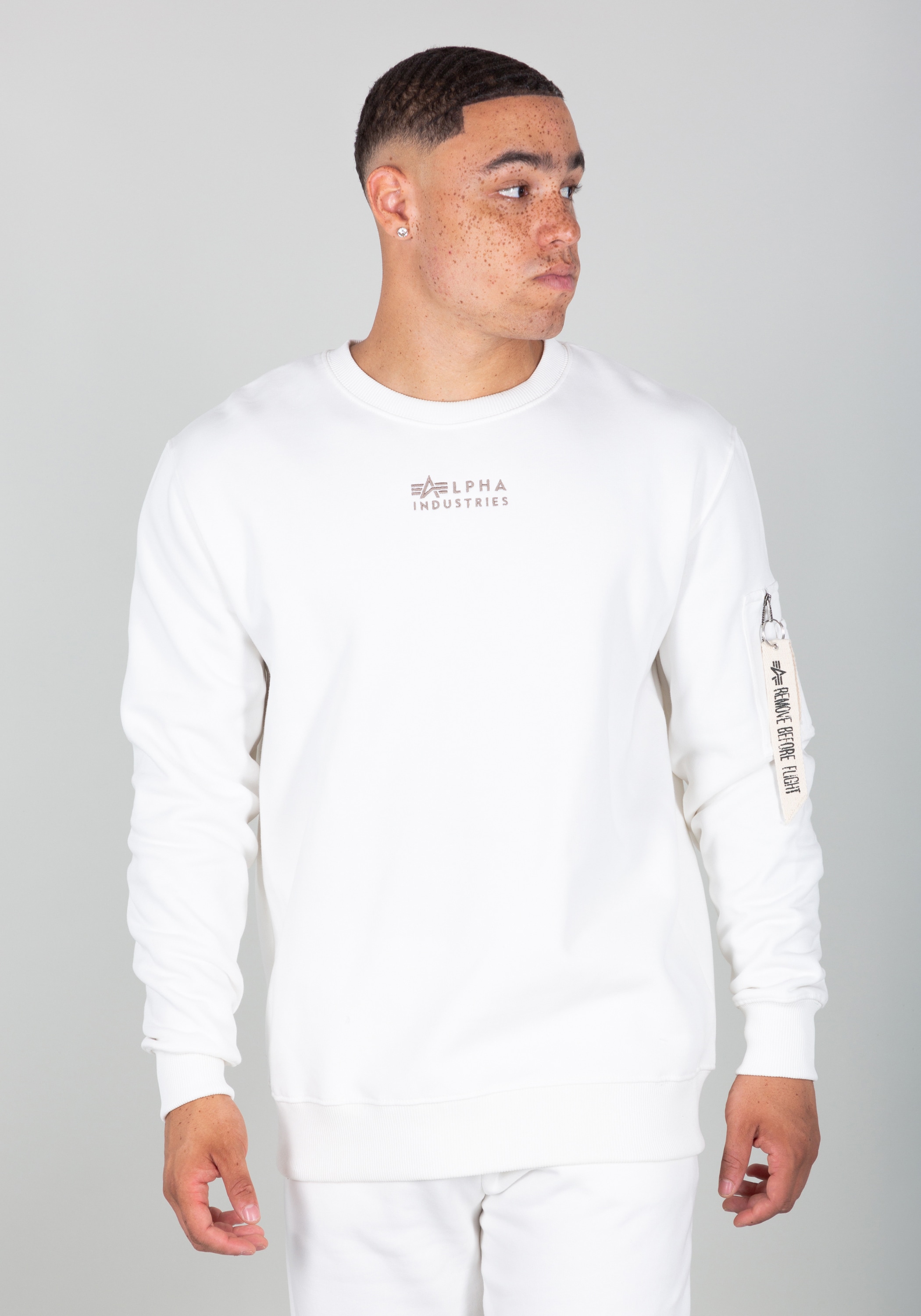 Alpha Industries Sweater "Alpha Industries Men - Sweatshirts Organics EMB S günstig online kaufen